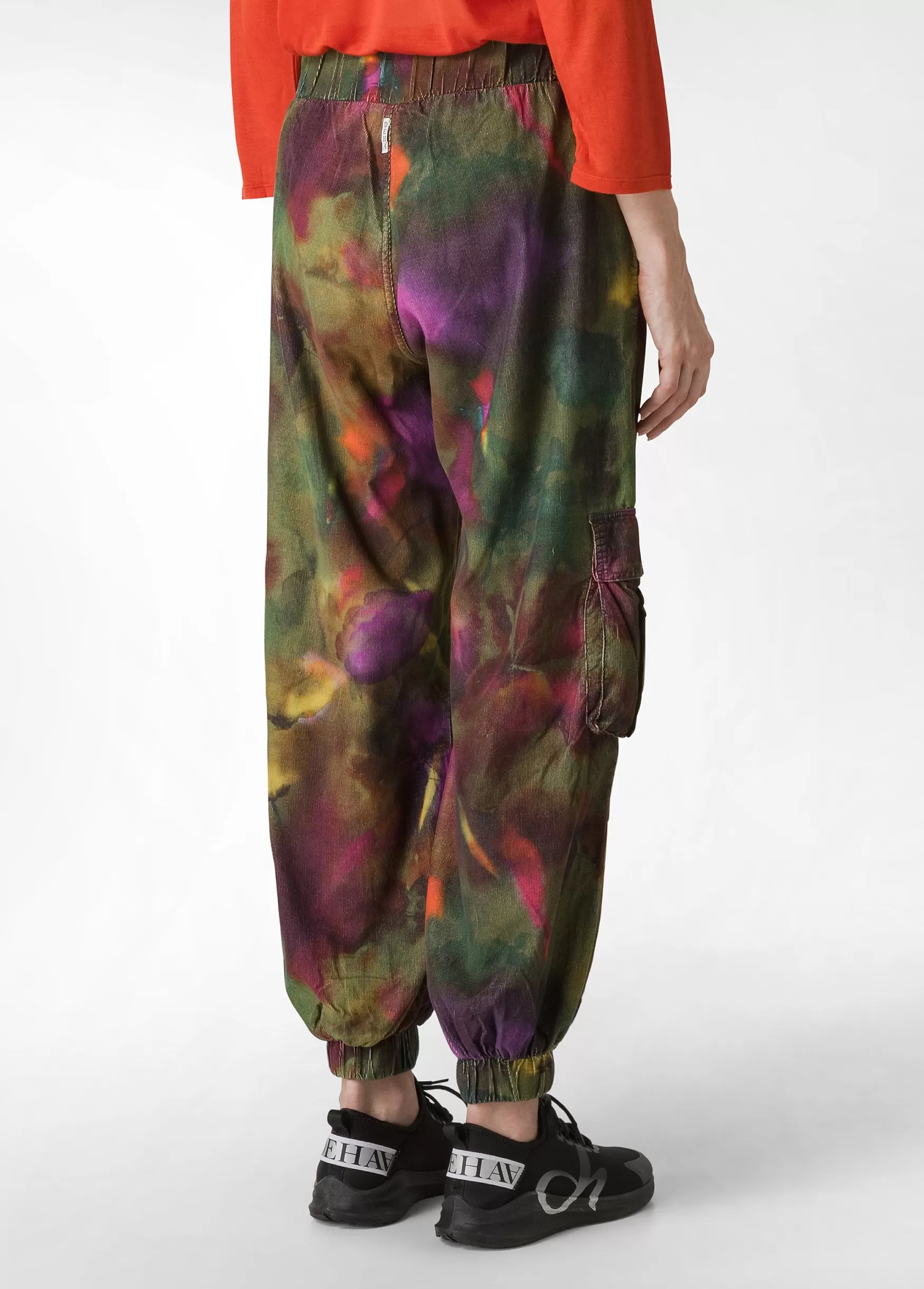 Discount DEHA Allover Corduroy Cargo Pants Multicolor Camuflower