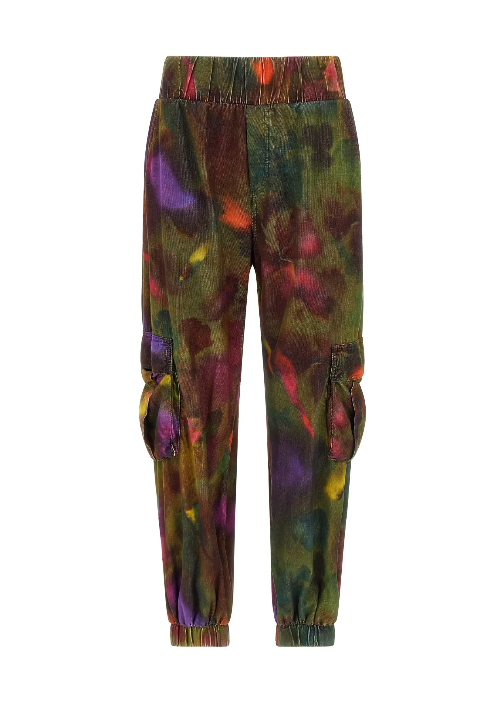 Discount DEHA Allover Corduroy Cargo Pants Multicolor Camuflower