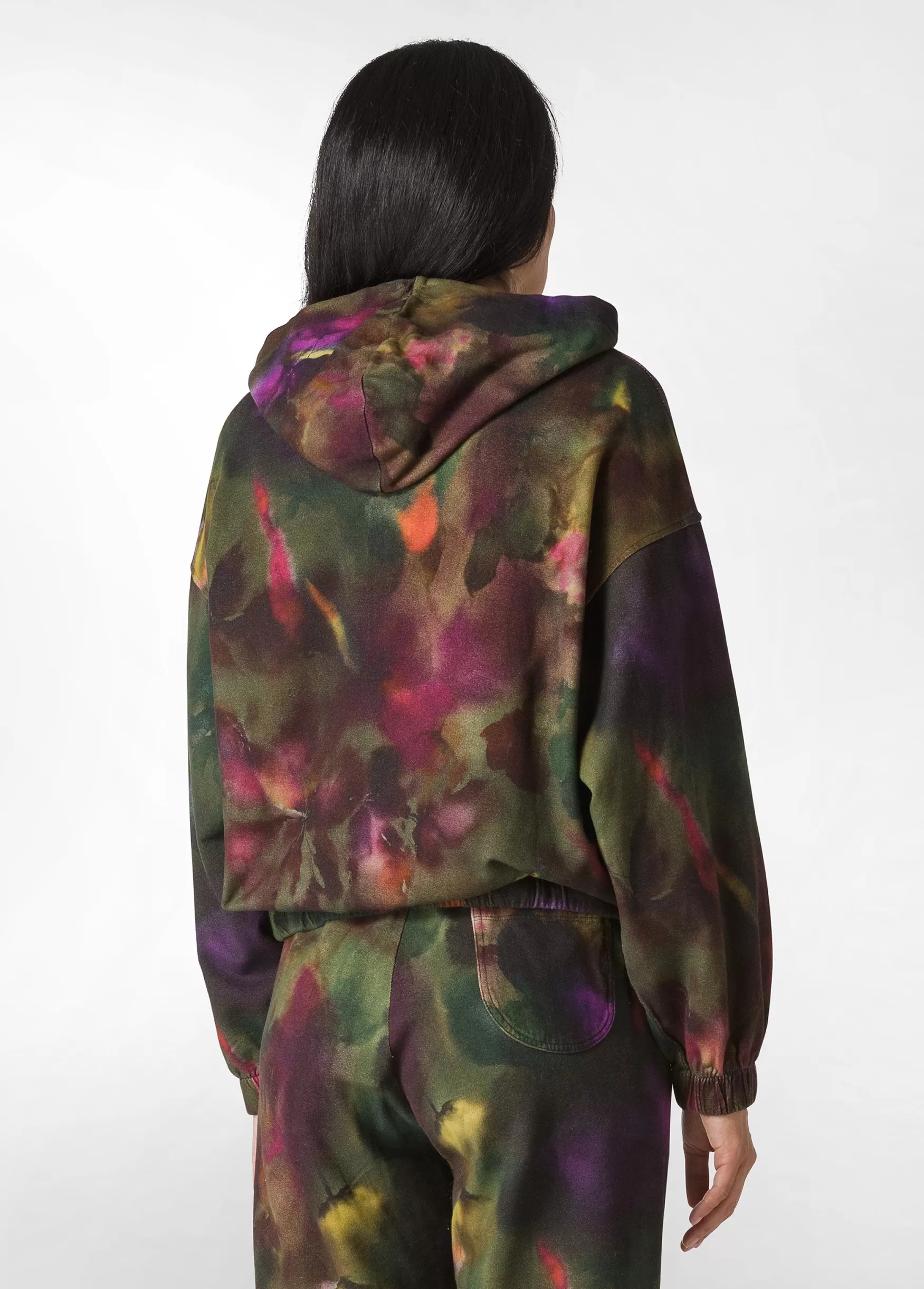 Flash Sale DEHA Allover Puff Full Zip Hoodie Multicolor Camuflower