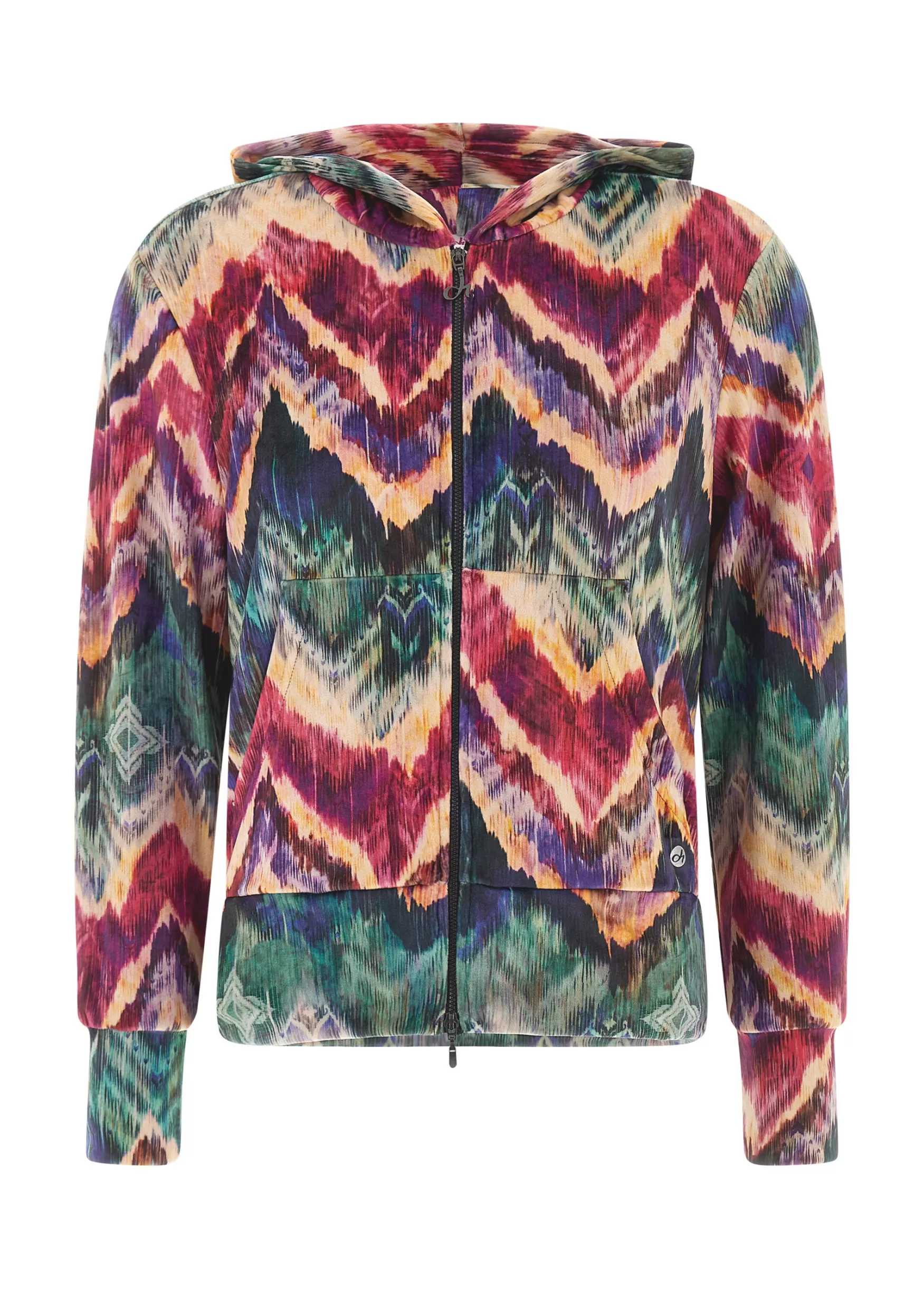 Store DEHA Allover Stretch Velvet Jacket Multicolor All Chevron