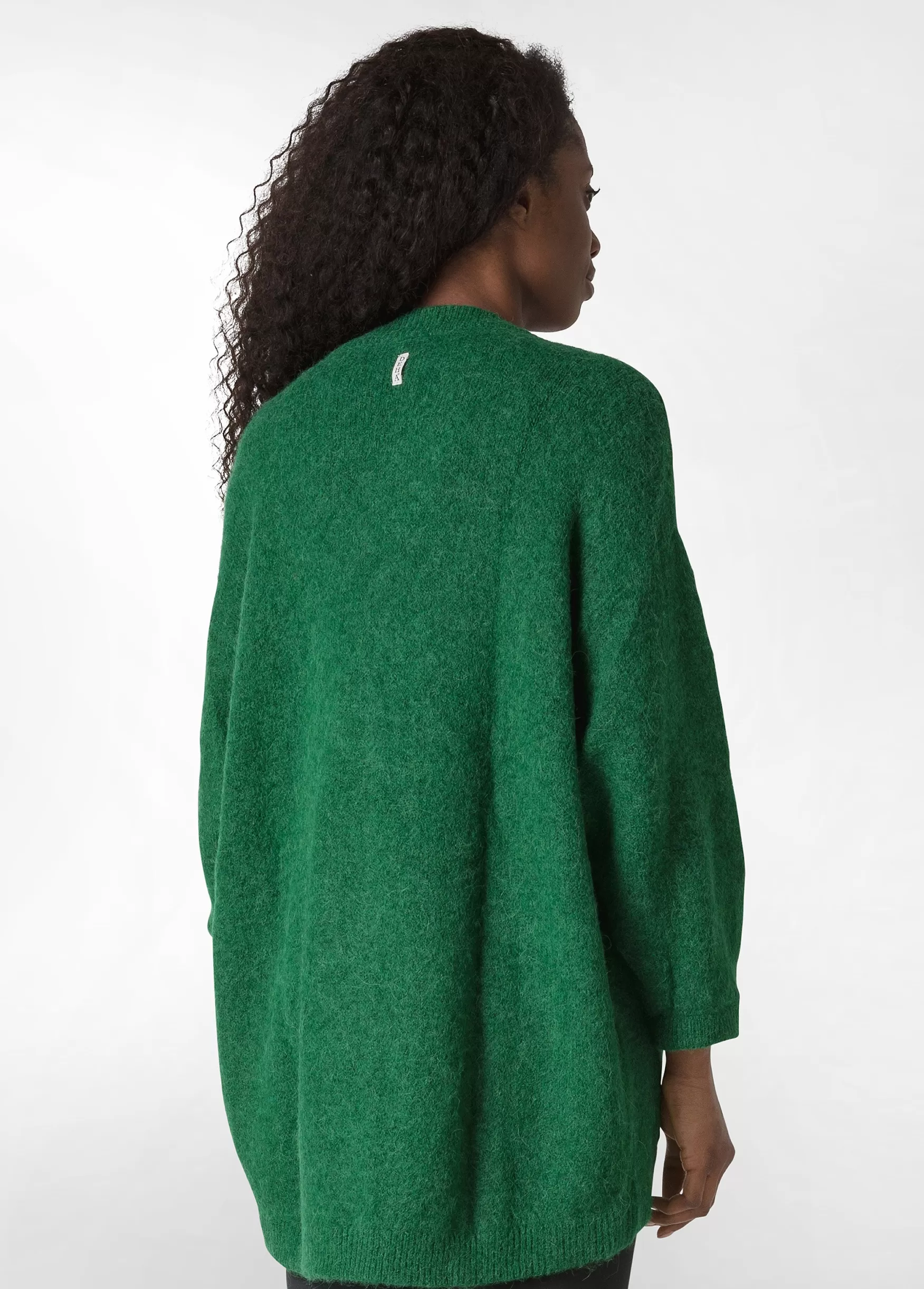Store DEHA Alpaca Cardigan Green Grass Green