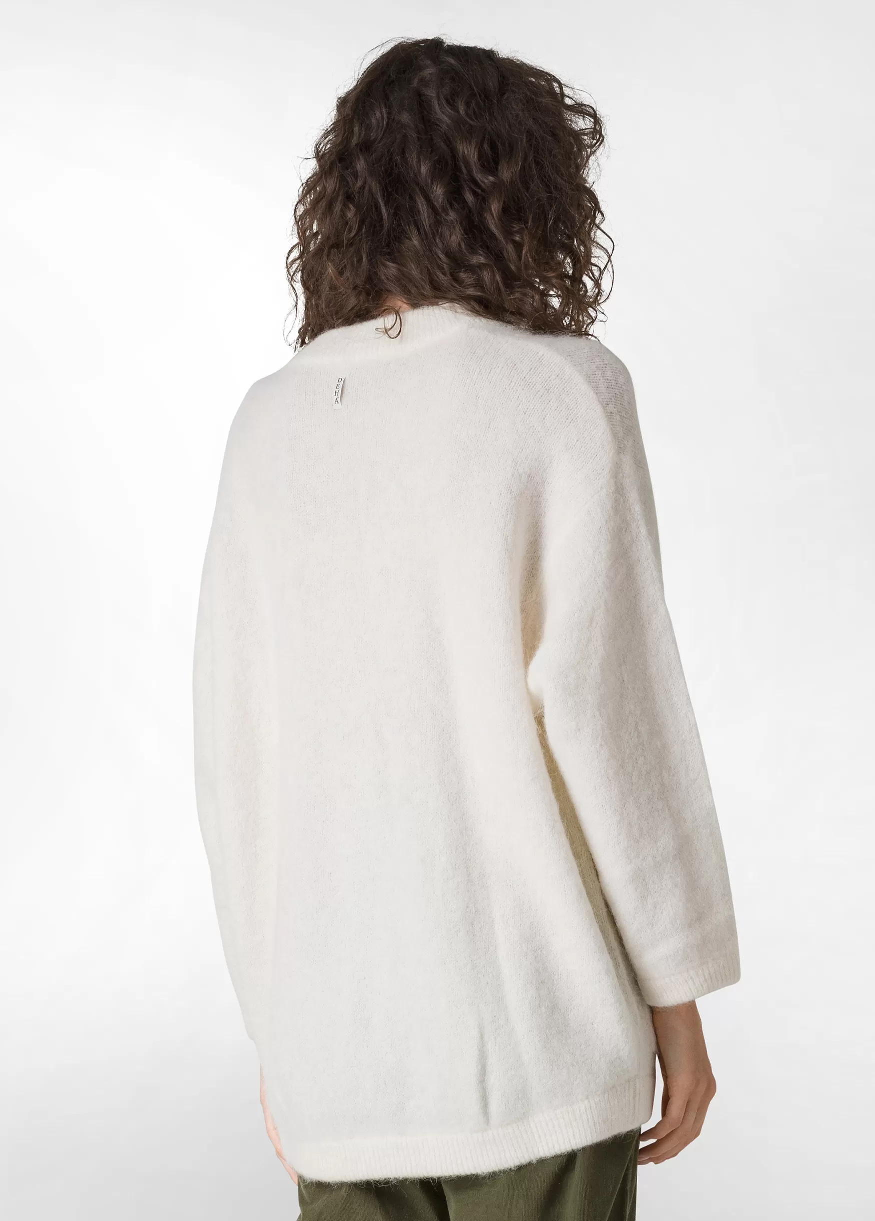 Store DEHA Alpaca Cardigan White Milk White