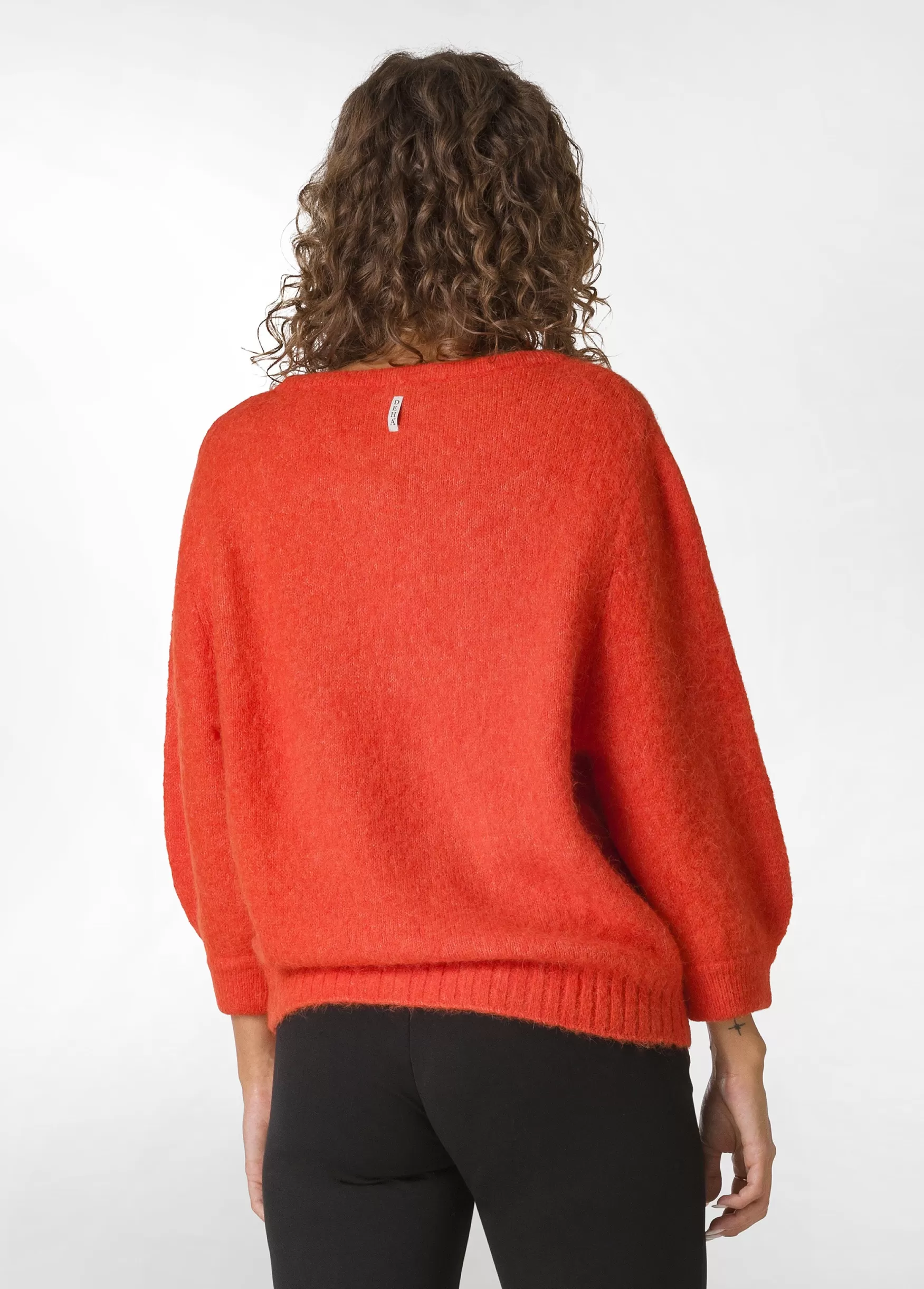 Discount DEHA Alpaca Sweater Orange Autumn Orange