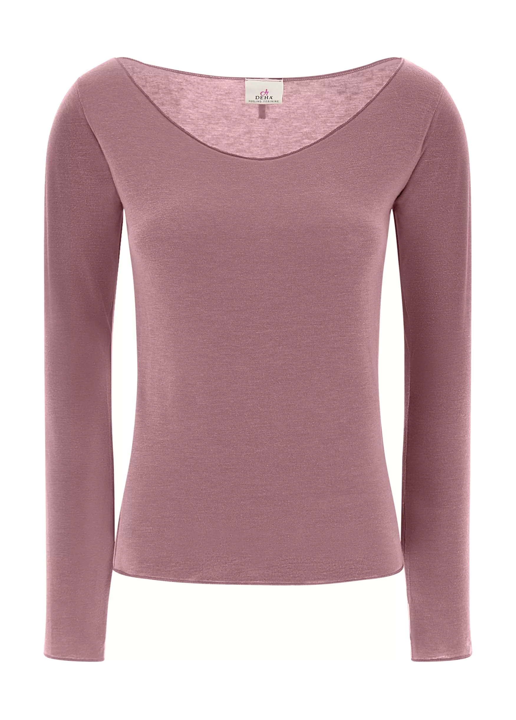 Outlet DEHA Cashmere Blend T-Shirt Pink Deco' Rose