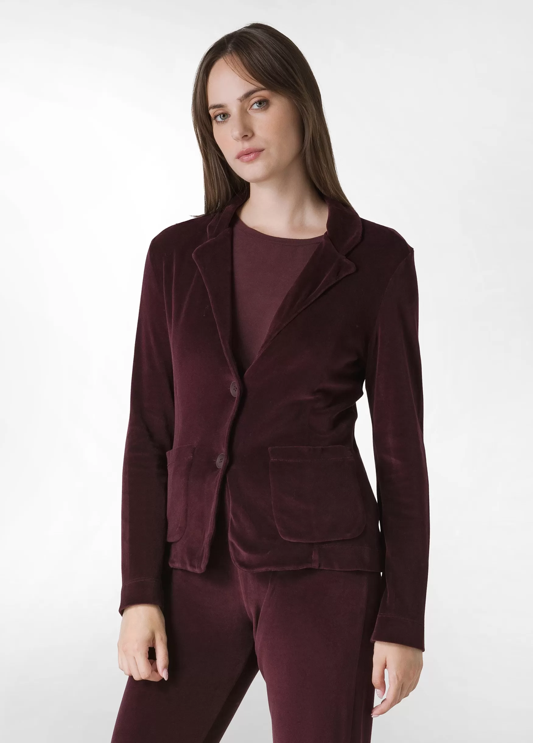 Sale DEHA Chenille Blazer Red Tibetan Red