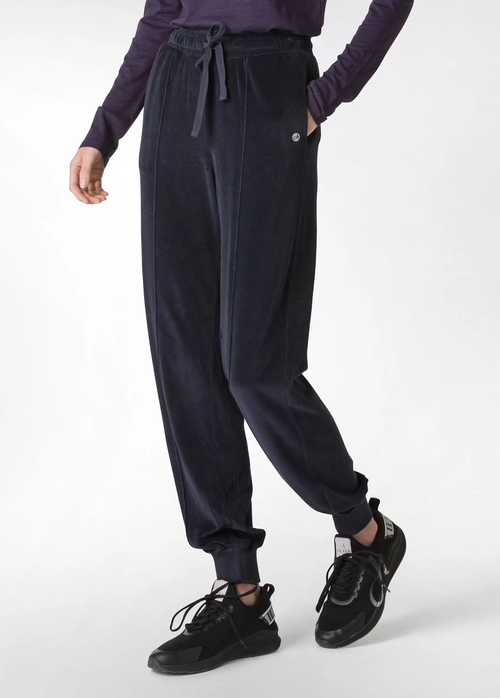Discount DEHA Chenille Lounge Jogger Blue Blue Night