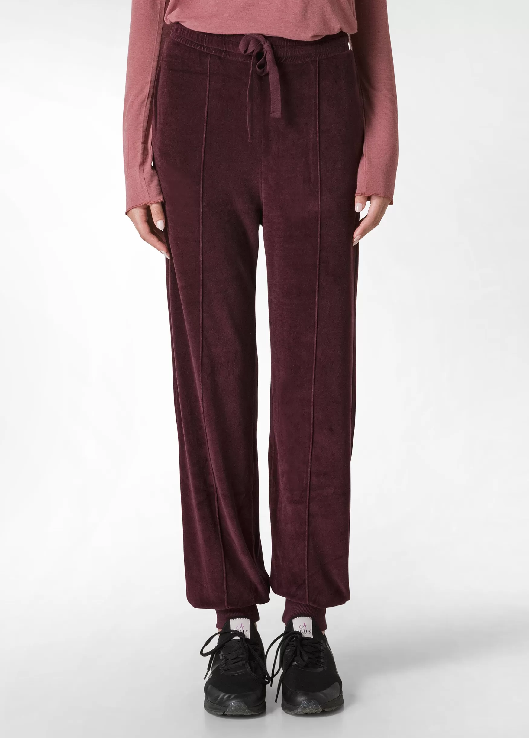 Discount DEHA Chenille Lounge Jogger Red Tibetan Red