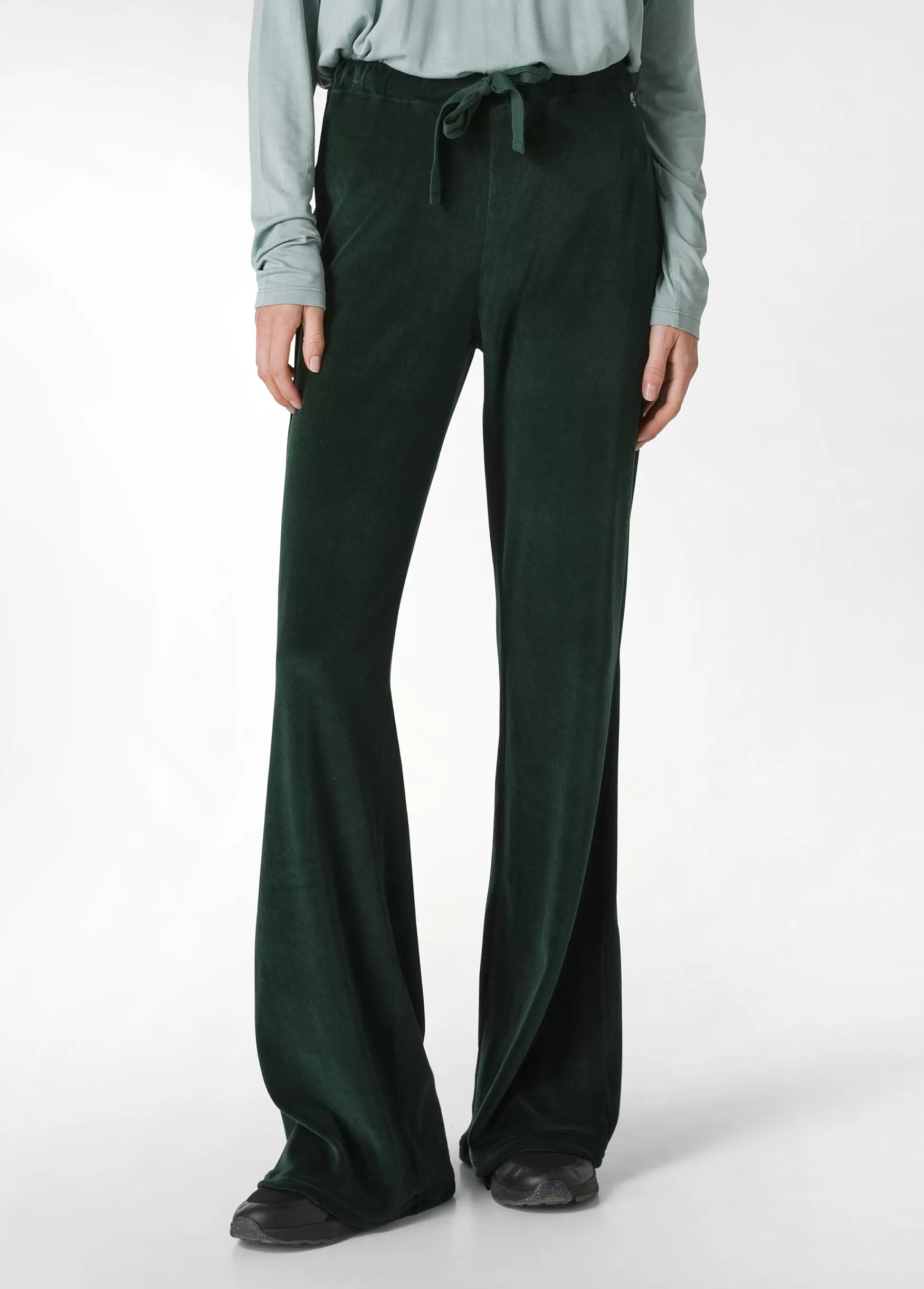 Cheap DEHA Chenille Lounge Pants Green Forest Green