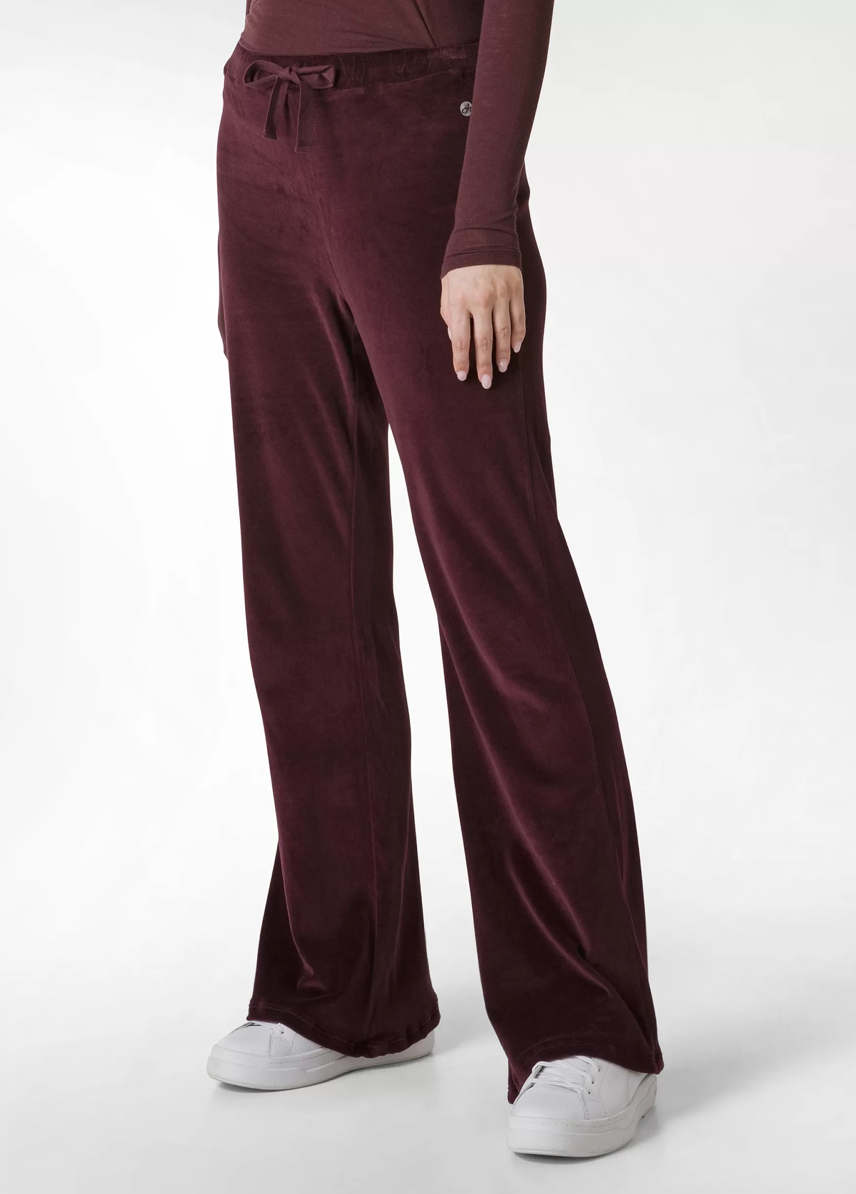Shop DEHA Chenille Lounge Pants Red Tibetan Red