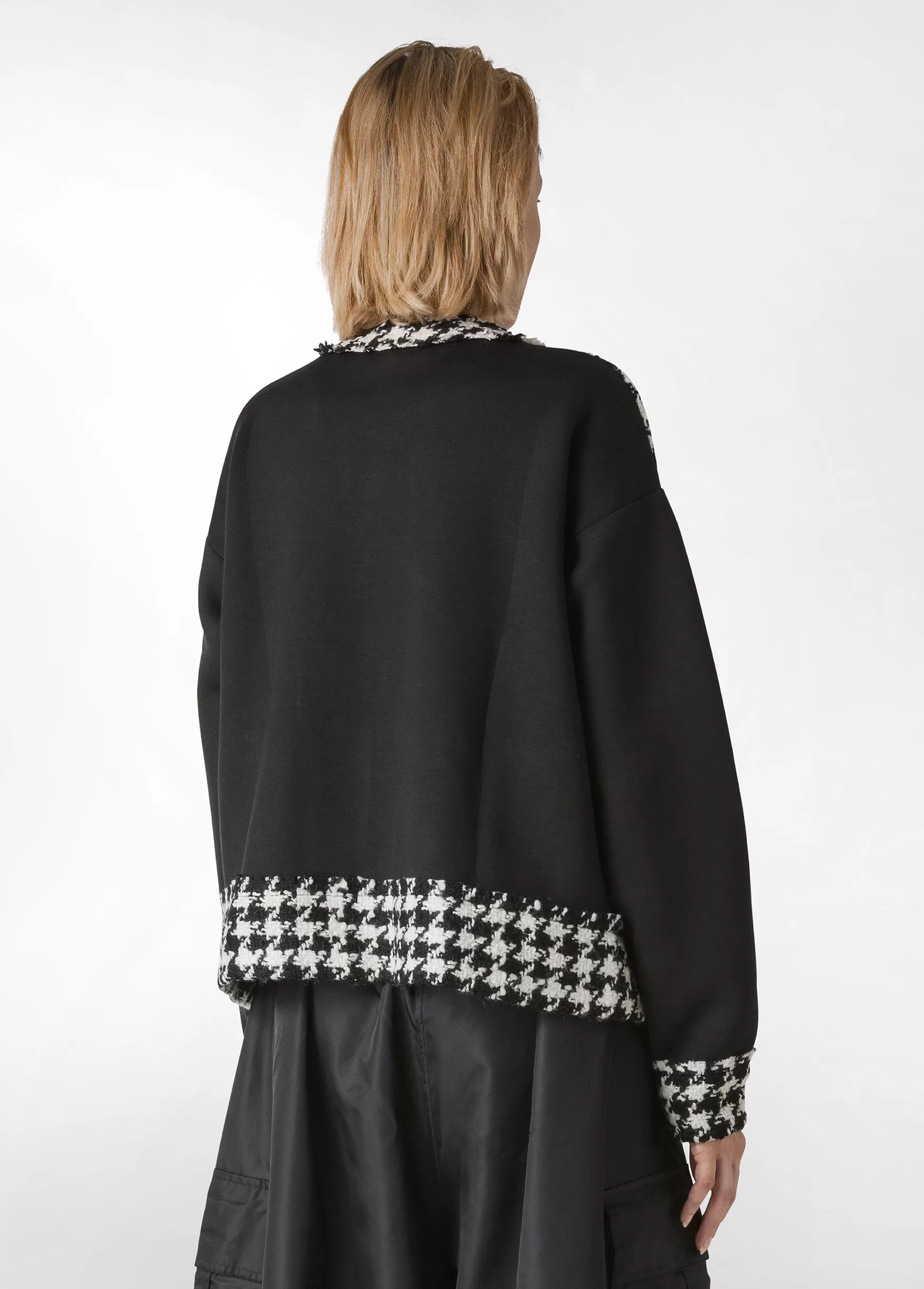 New DEHA Combined Tweed Jacket Black
