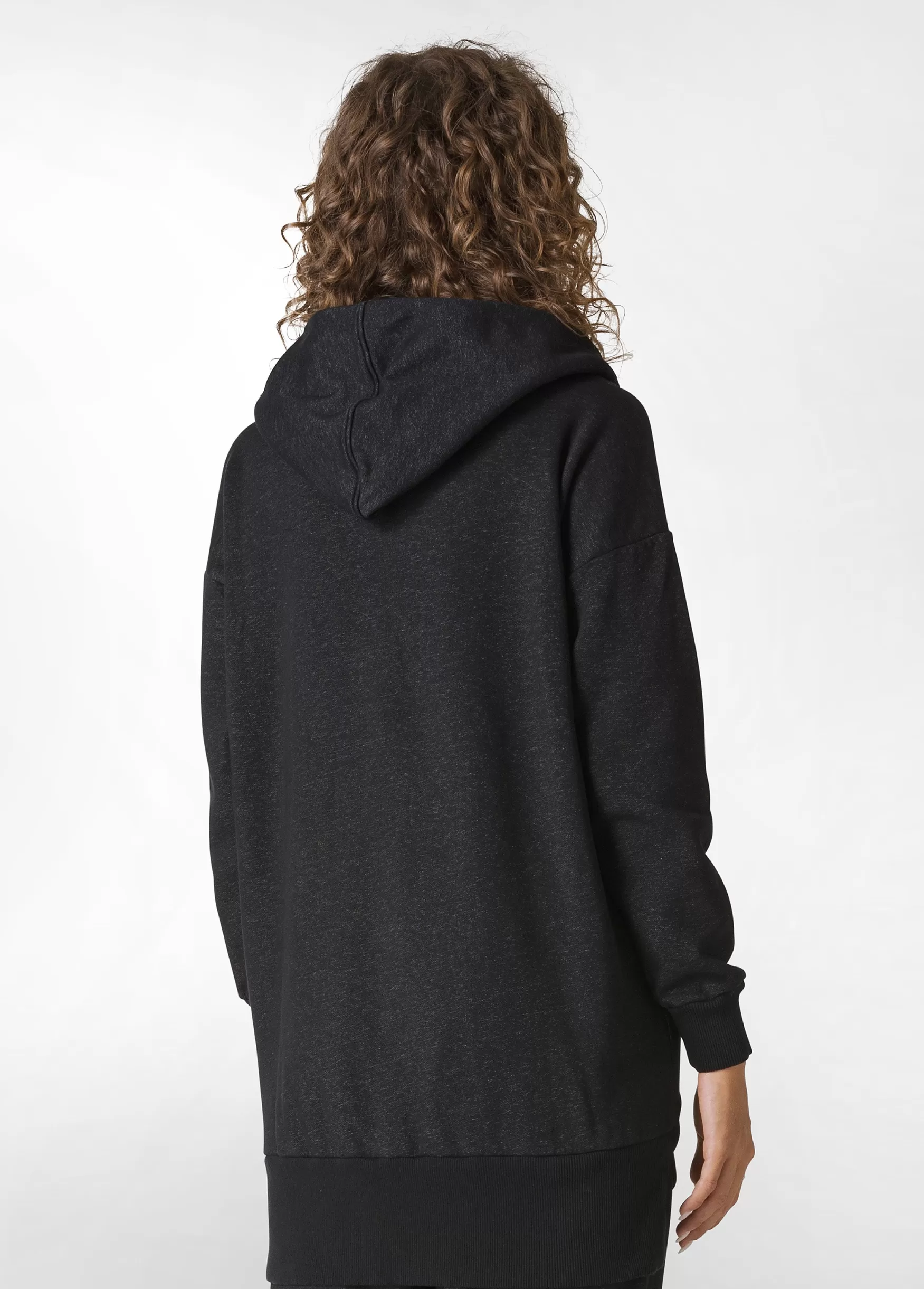 Fashion DEHA Comfort Oversize Full Zip Hoodie Black