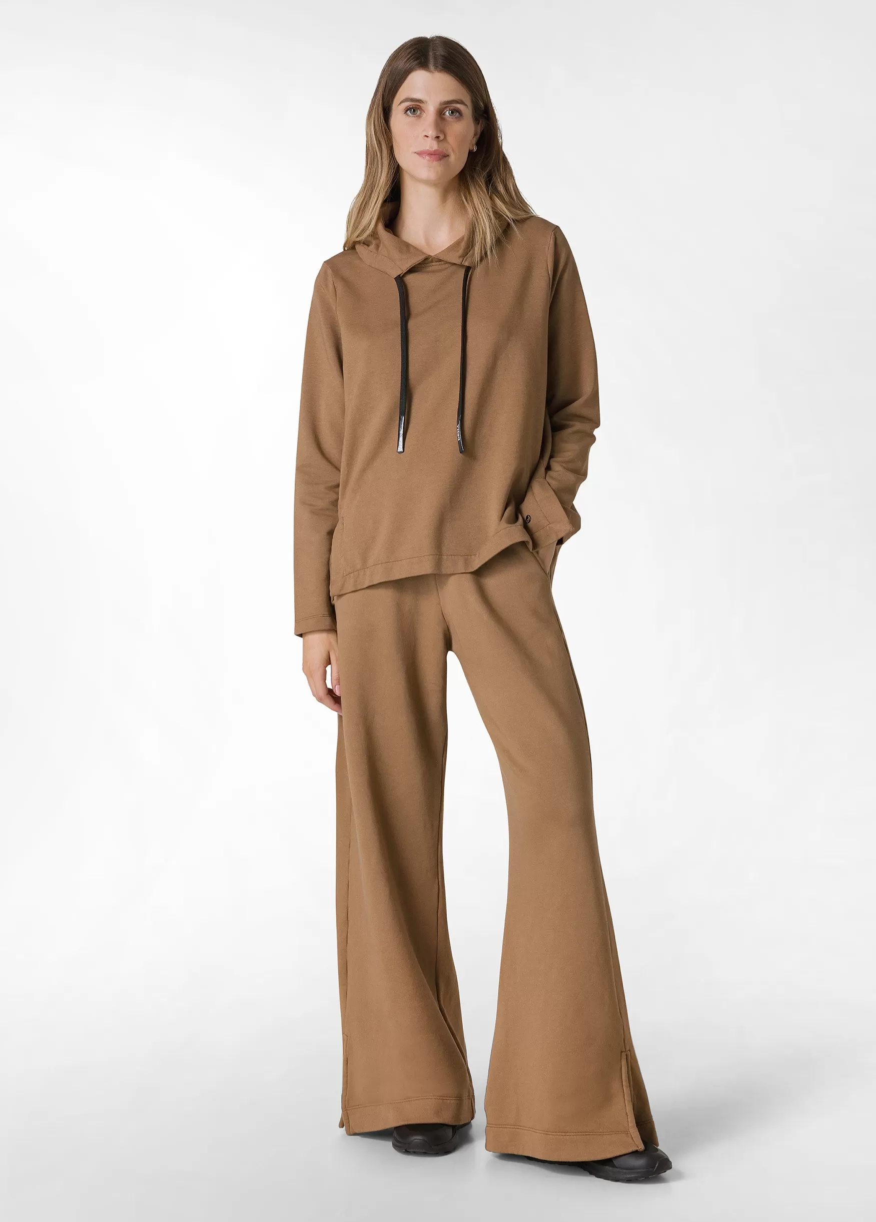 Cheap DEHA Comfort Slit Sweatpants Brown Biscuit Brown