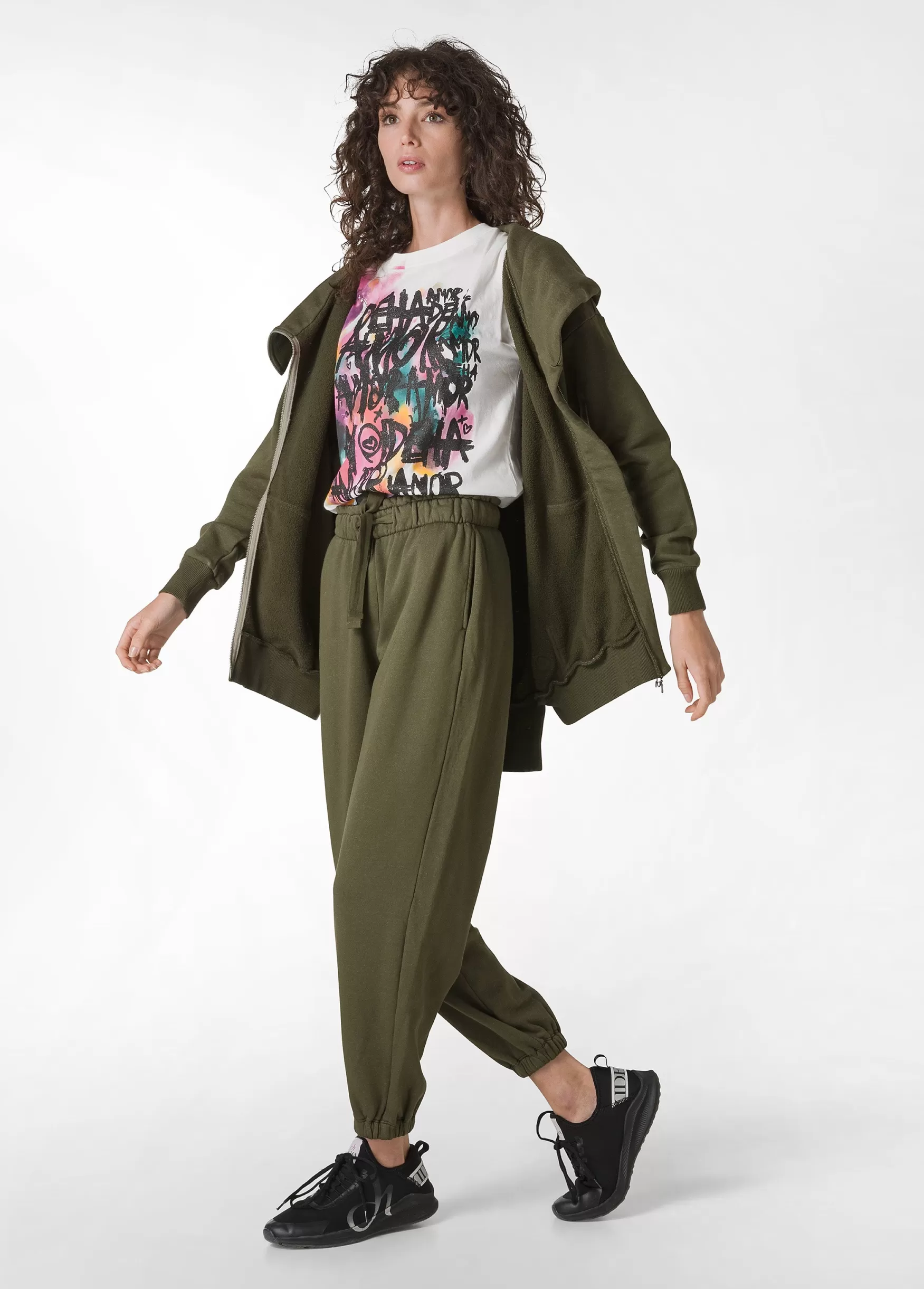 Online DEHA Comfort Sweatpants Green Olive Green