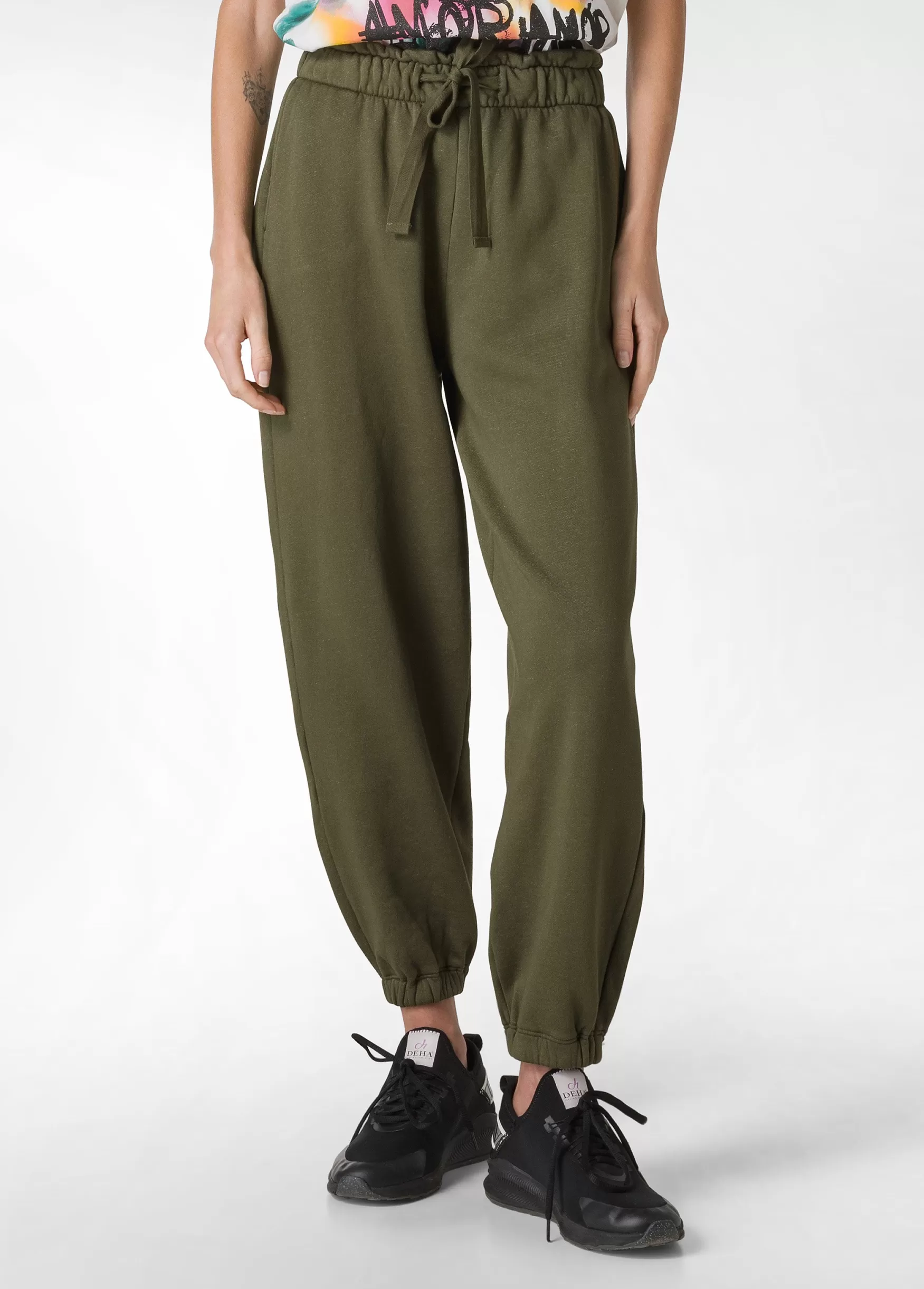 Online DEHA Comfort Sweatpants Green Olive Green