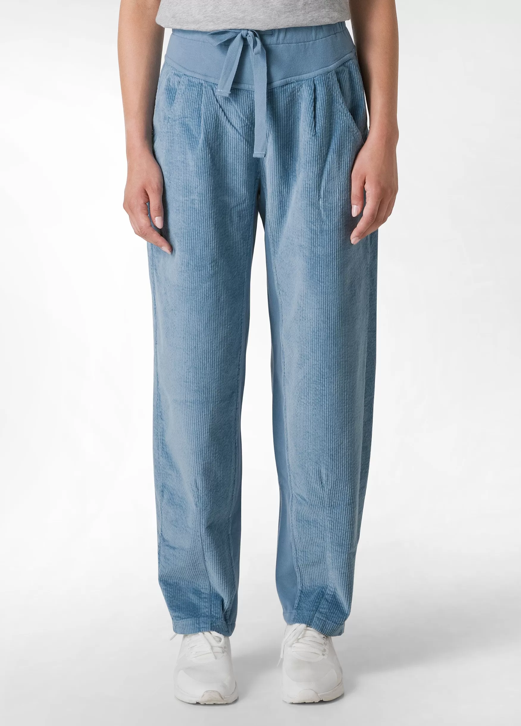 New DEHA Corduroy Combined Pants Blue Midblue