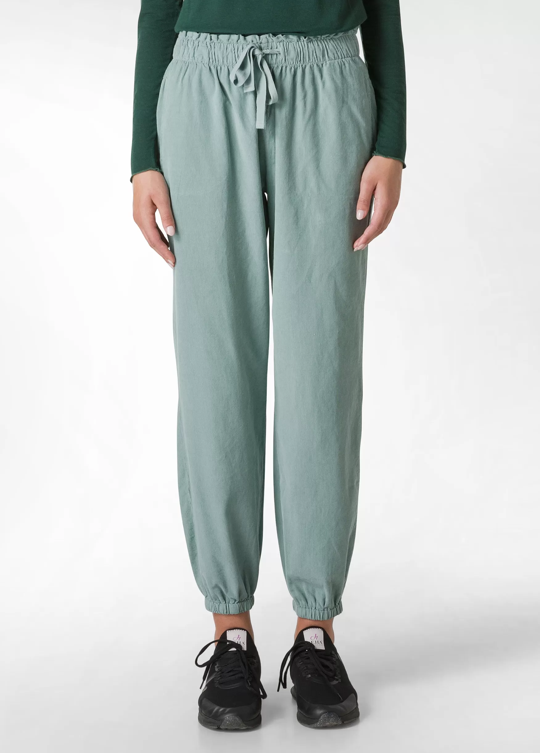 Cheap DEHA Corduroy Jogger Pants Green Sage Green