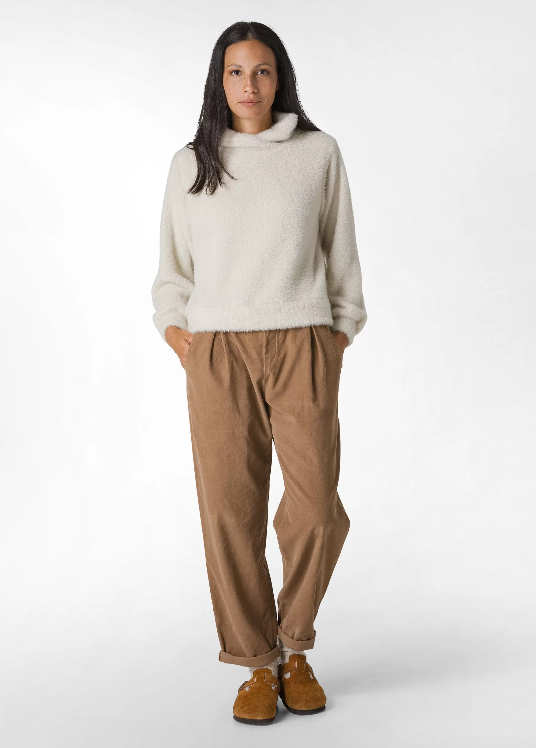 Outlet DEHA Corduroy Relaxed Pants Brown Biscuit Brown
