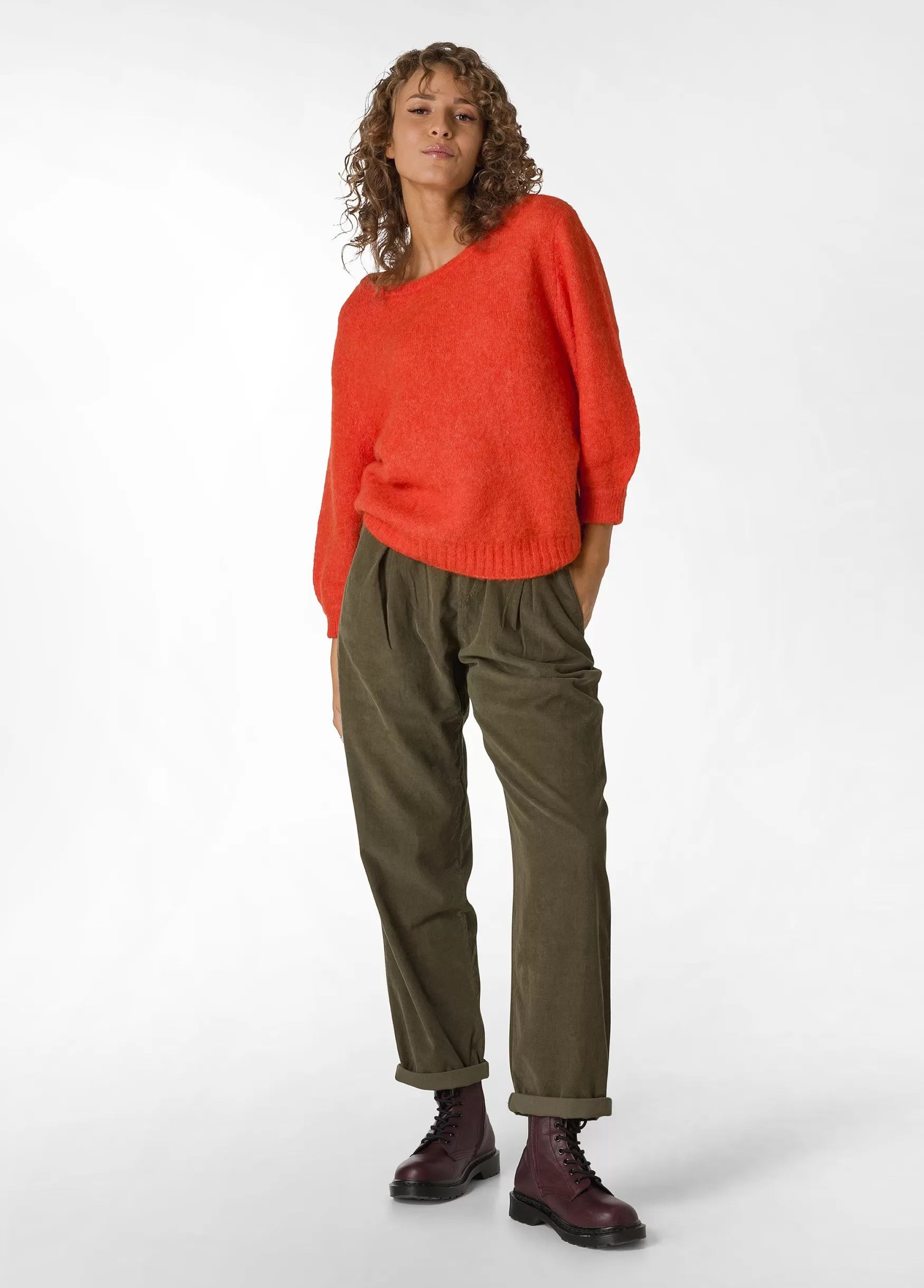 Flash Sale DEHA Corduroy Relaxed Pants Green Olive Green
