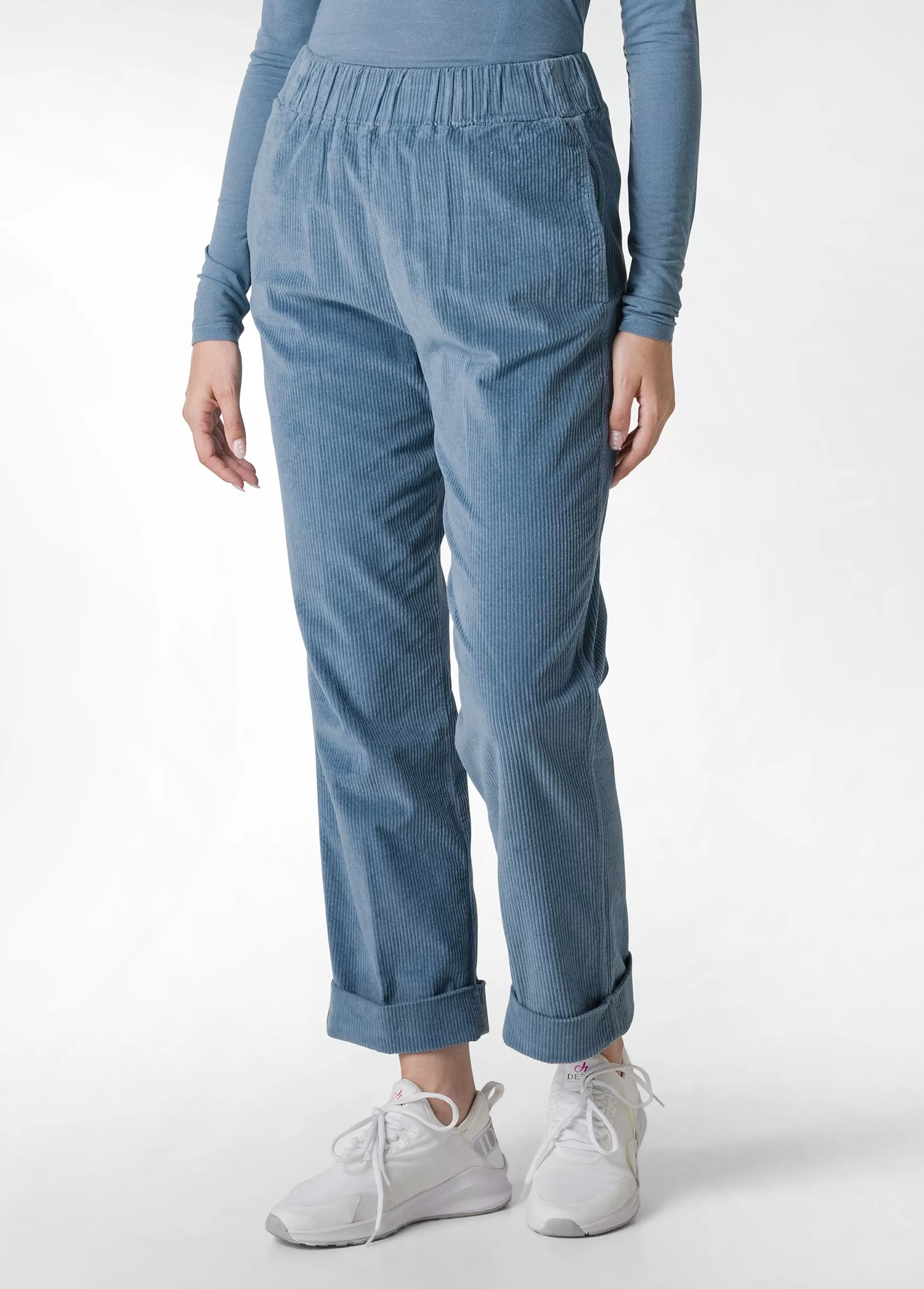 Best DEHA Corduroy Straight Pants Blue Midblue