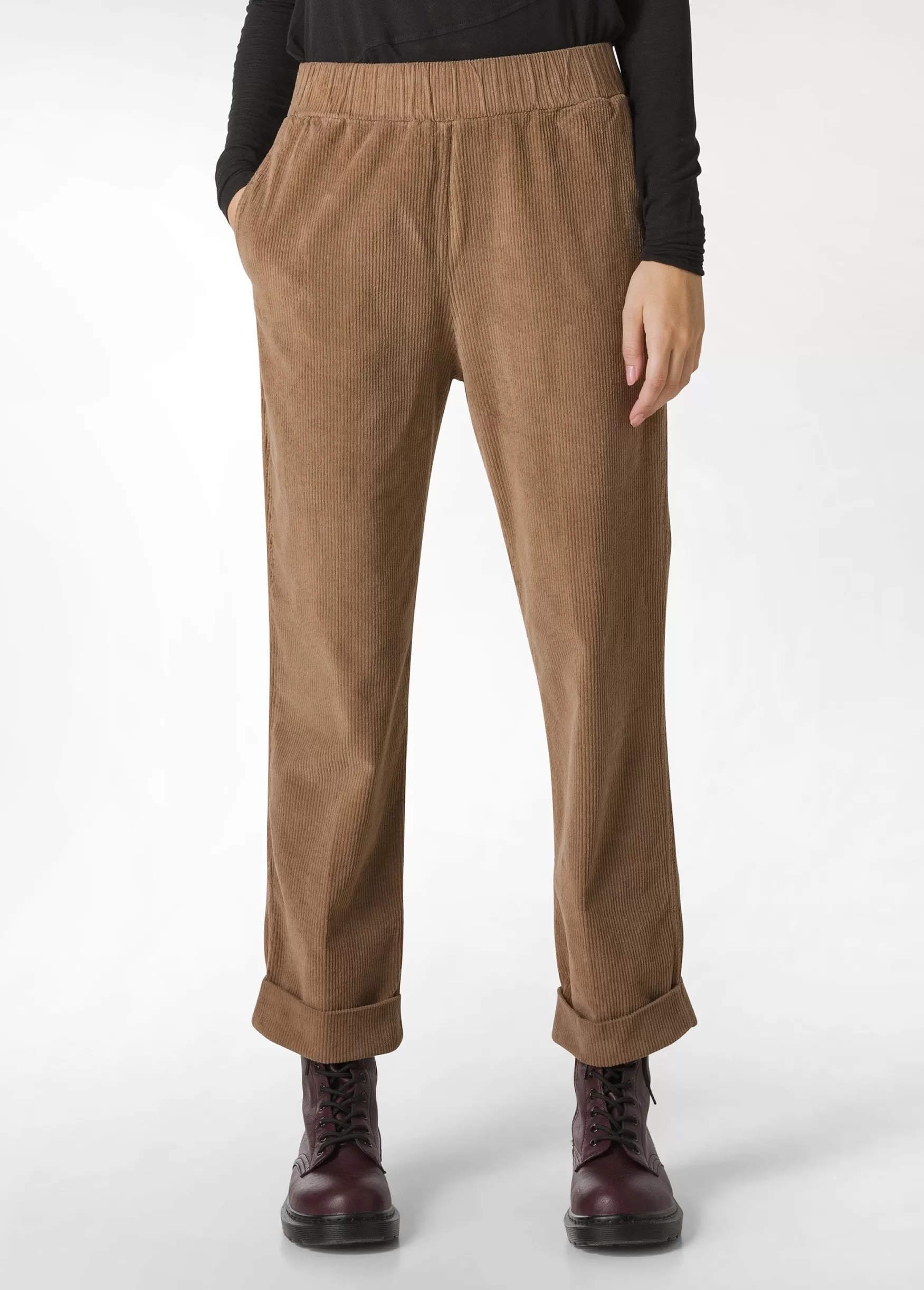 Best DEHA Corduroy Straight Pants Brown Biscuit Brown