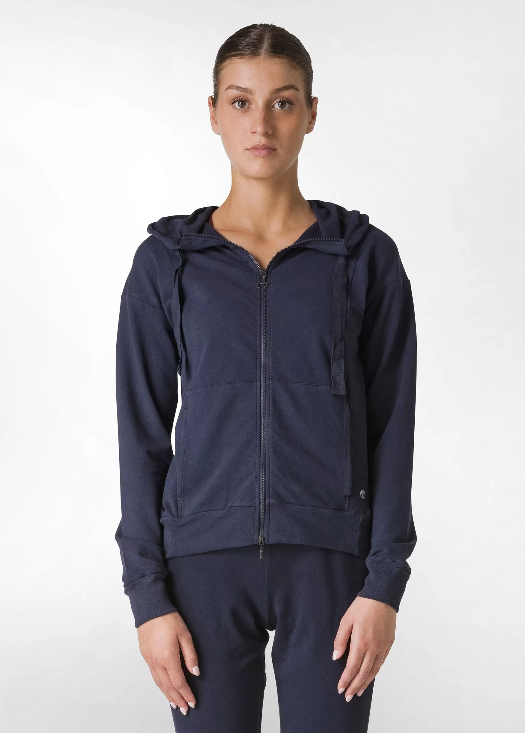 Hot DEHA Core Full Zip Hoodie Blue Blue Night