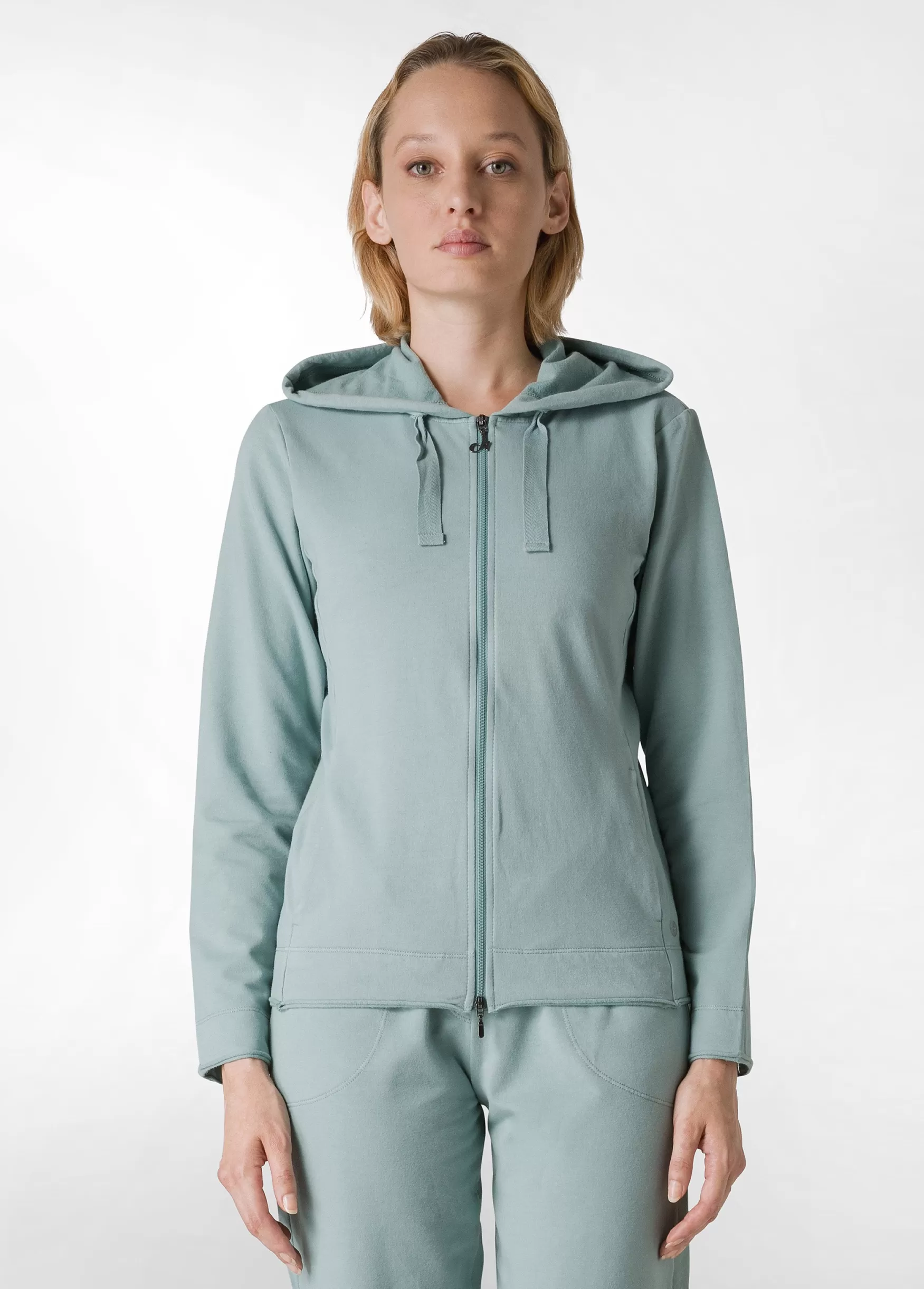 Clearance DEHA Core Full Zip Hoodie Green Sage Green