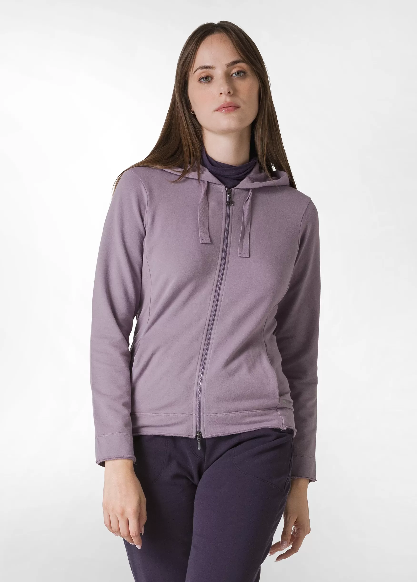 Fashion DEHA Core Full Zip Hoodie Purple Mauve Violet
