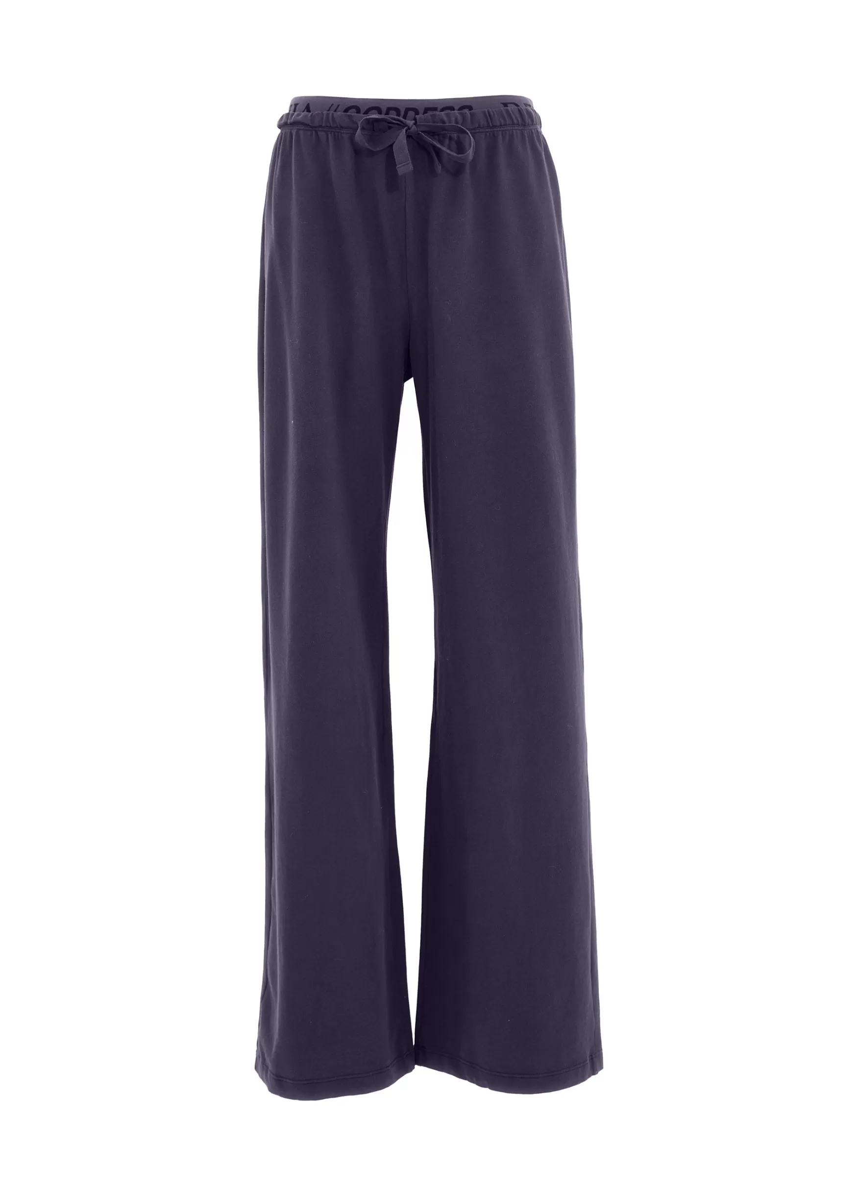 Store DEHA Core Wide Leg Jersey Pants Purple Aubergine Violet