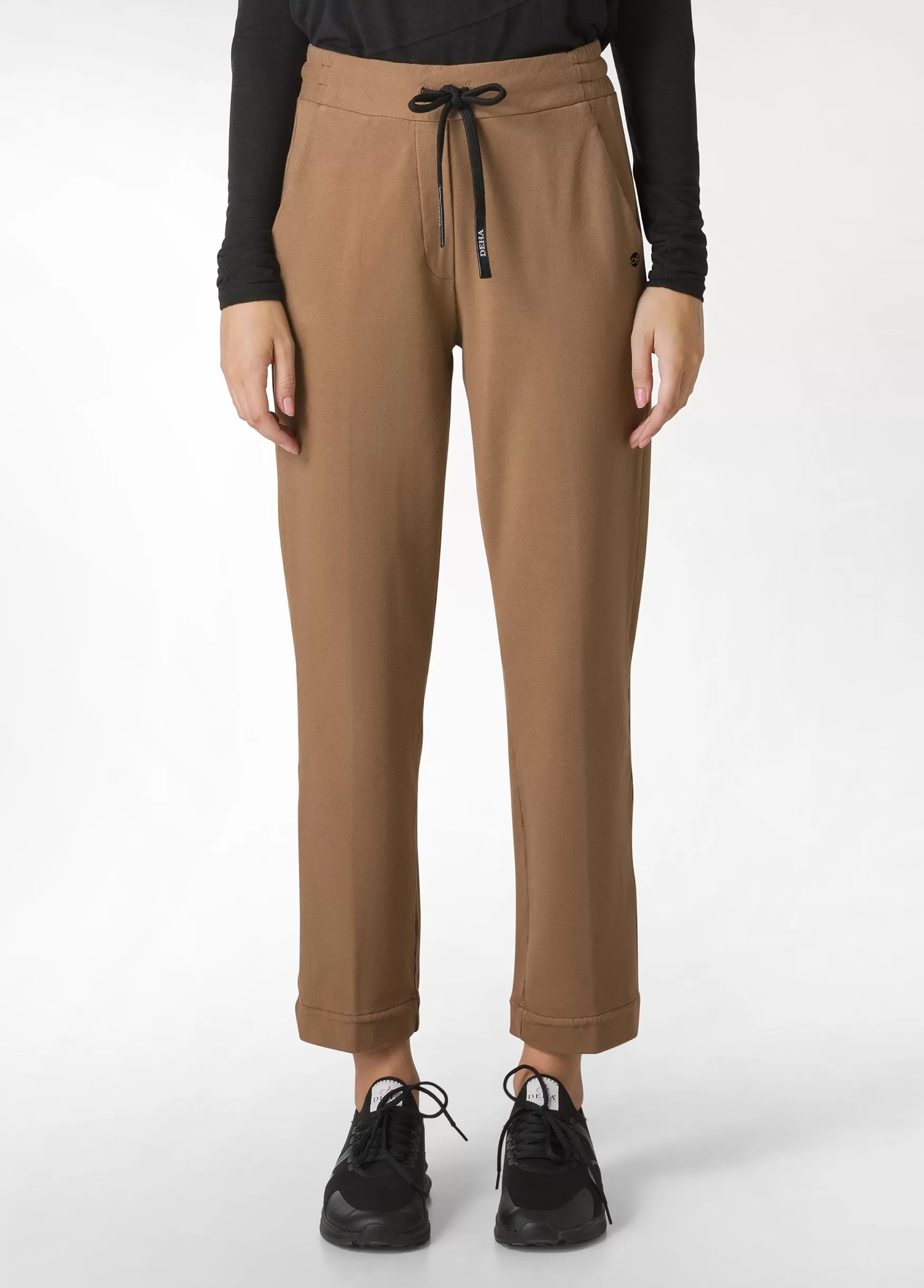 Online DEHA Cosy Straigh Pants Brown Biscuit Brown
