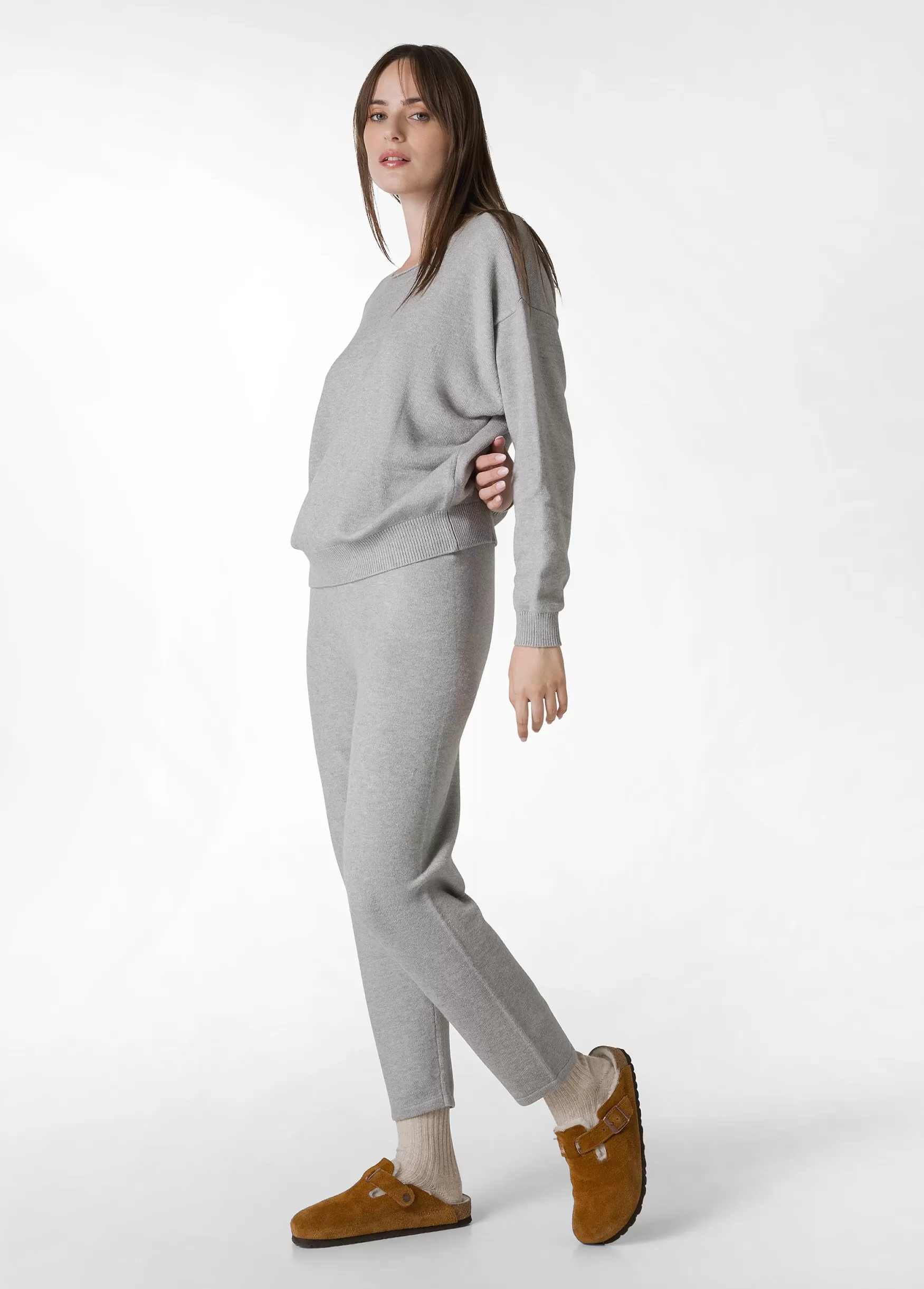 Clearance DEHA Crewneck Sweater White Milk White