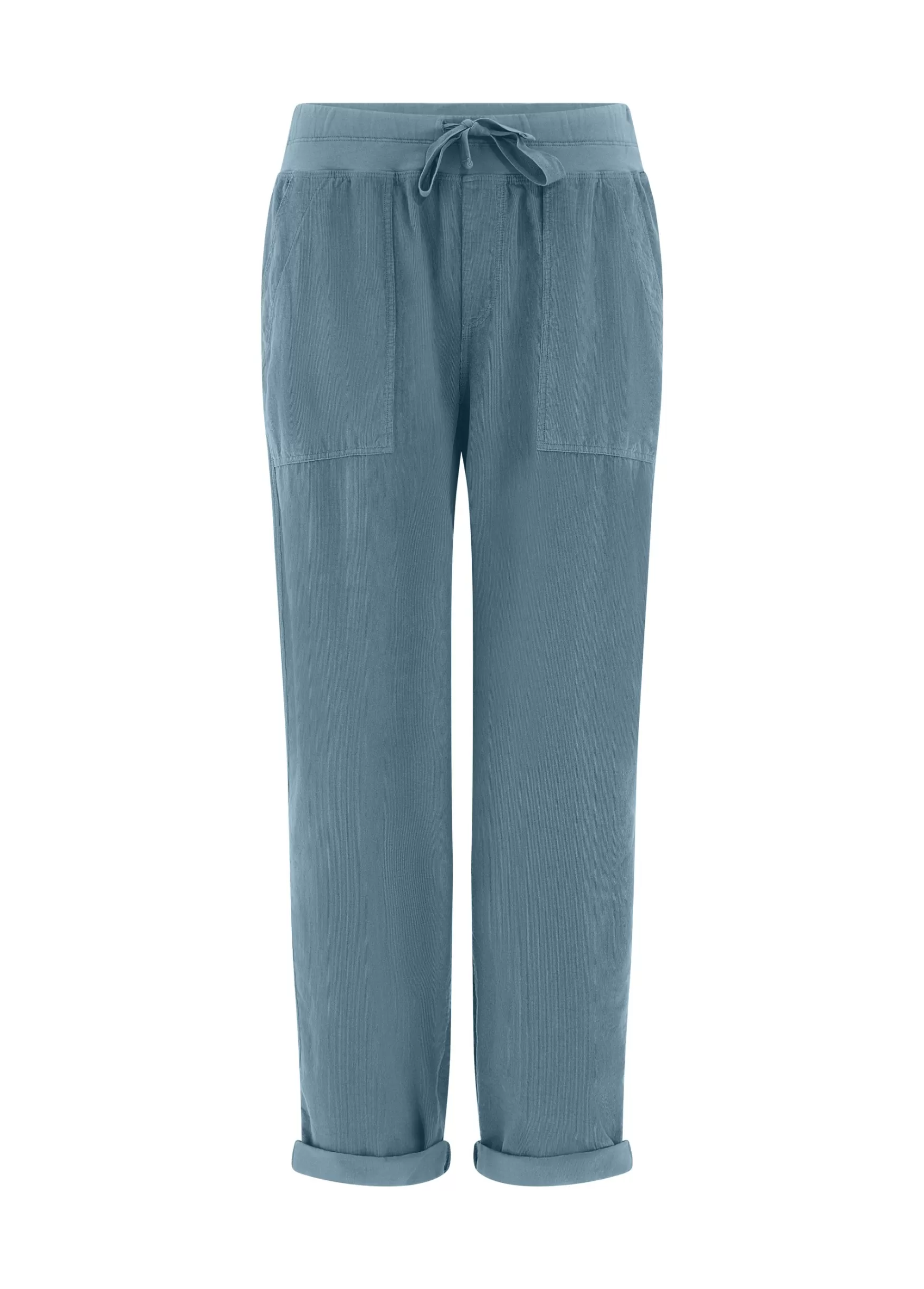 Sale DEHA Drawstring Corduroy Pants Blue Midblue