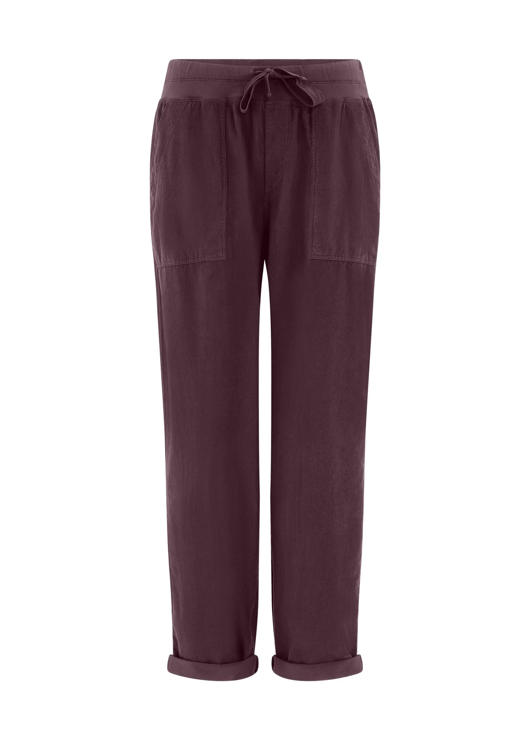 Cheap DEHA Drawstring Corduroy Pants Red Tibetan Red