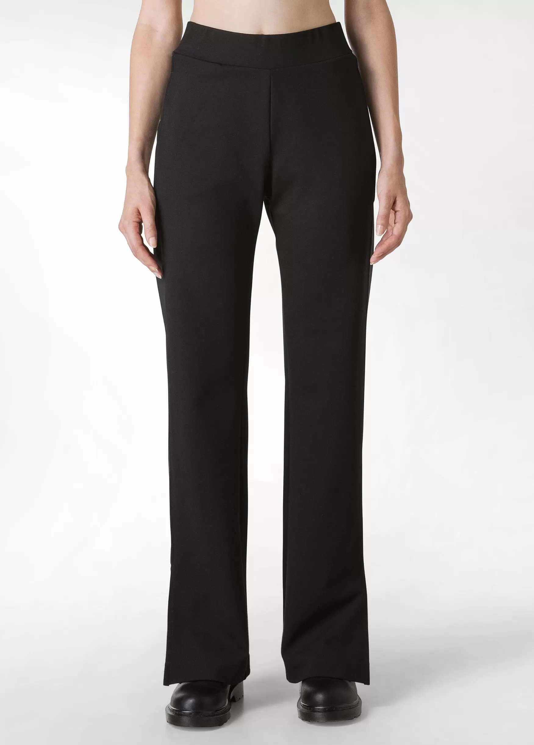 Discount DEHA Faux Leather Trims Pants Black