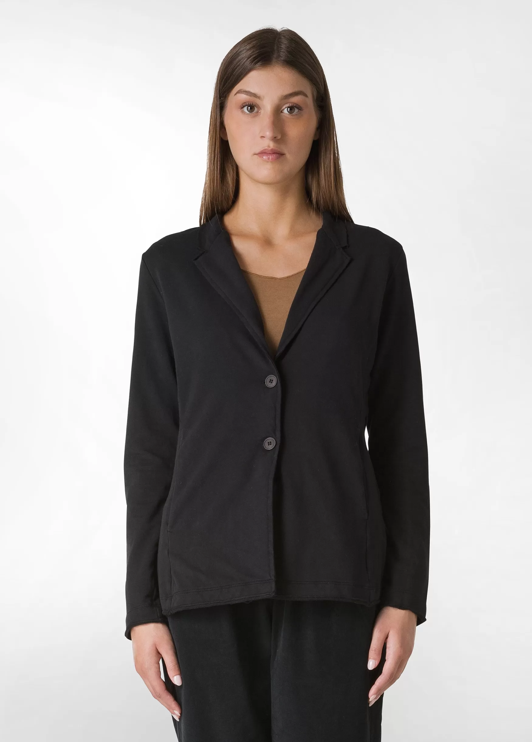 Best Sale DEHA Fleece Blazer Black