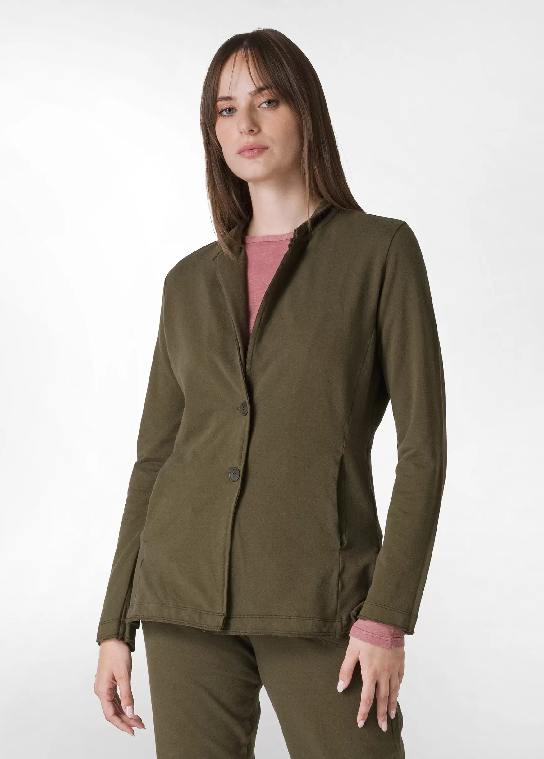 Best DEHA Fleece Blazer Green Olive Green