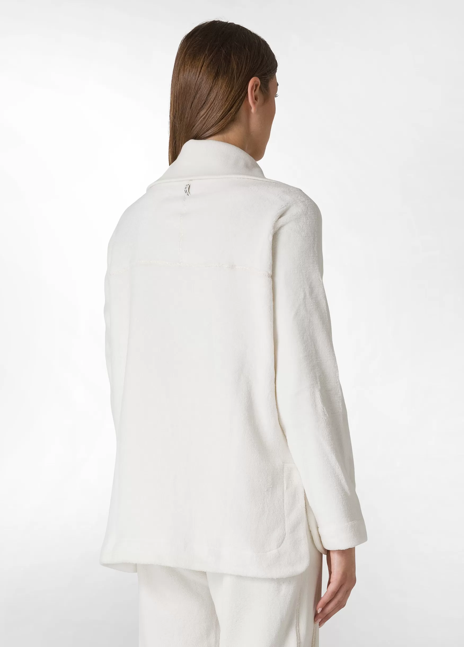 Hot DEHA Fluffy Polar Jacket White Milk White