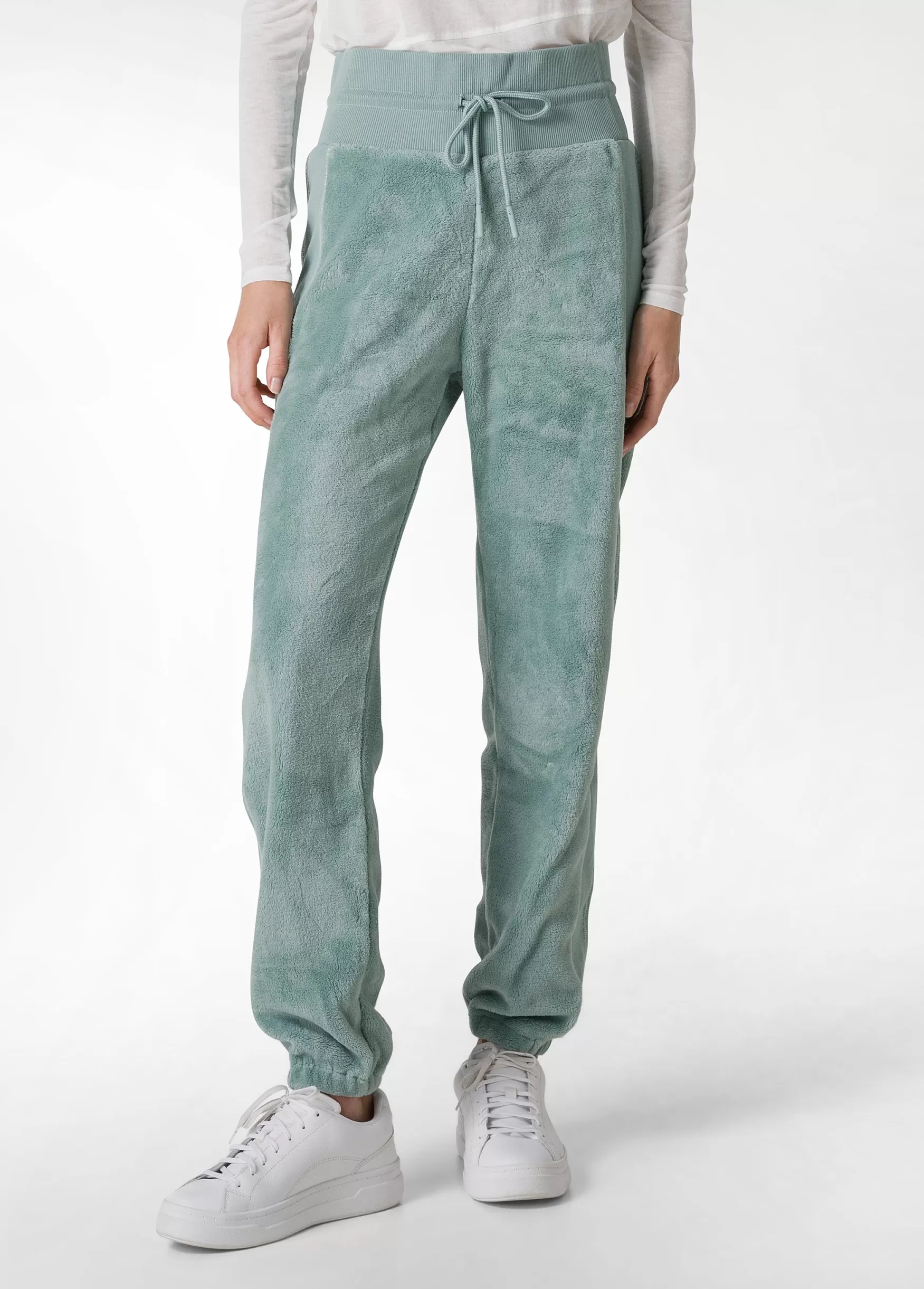 Best Sale DEHA Fluffy Polar Jogger Green Sage Green