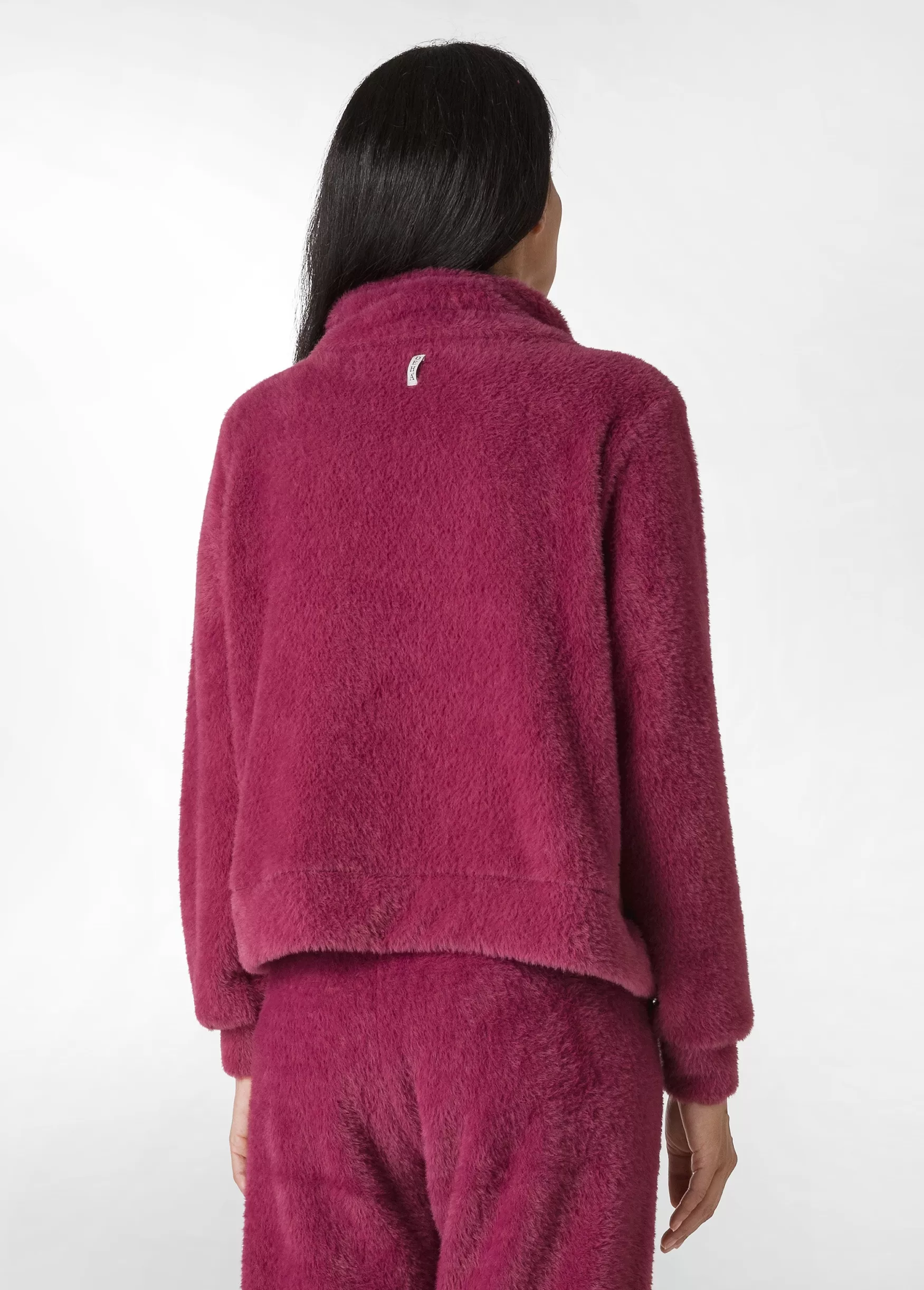 Cheap DEHA Fluffy Sweatshirt Purple Vinaccia