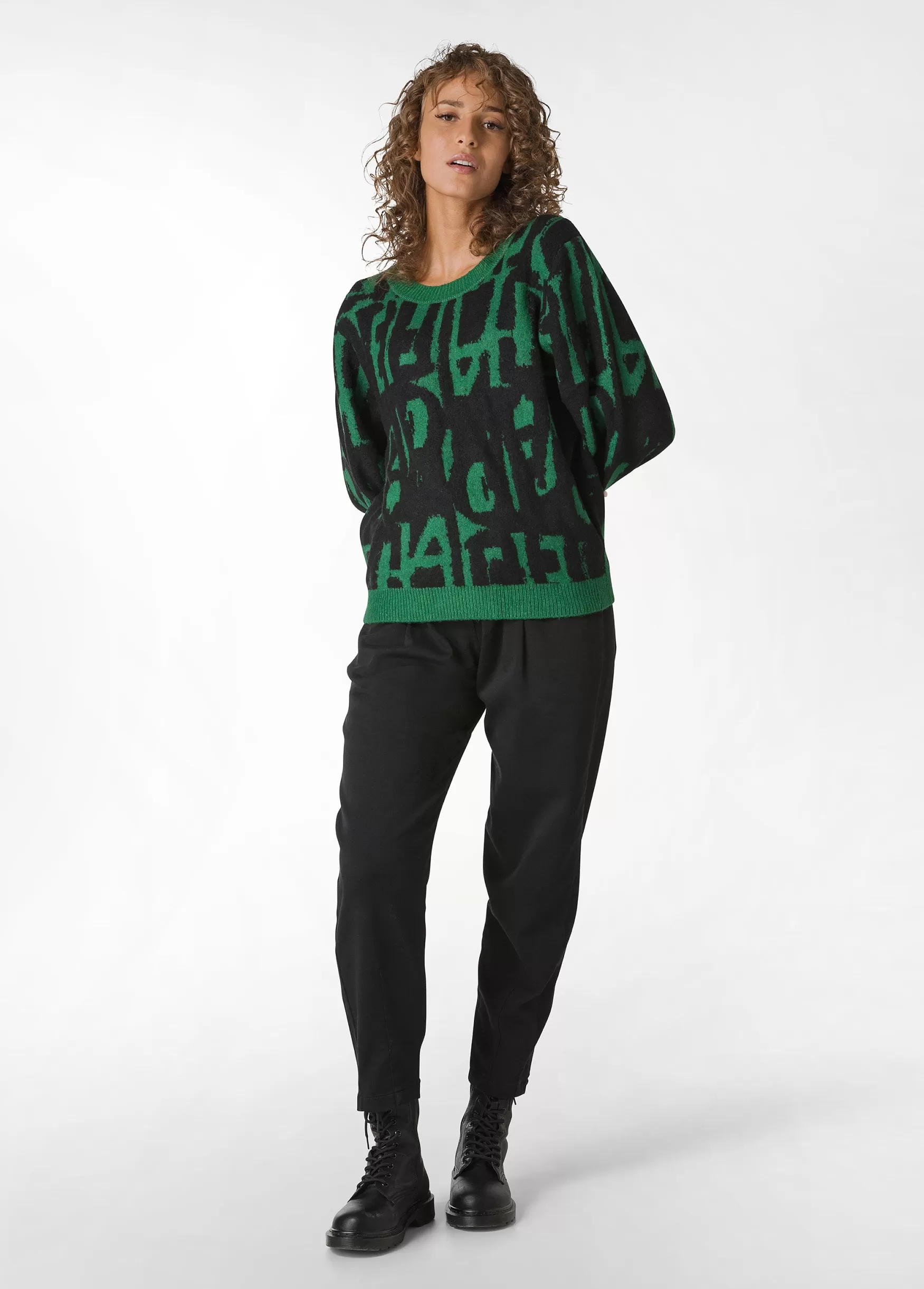 Sale DEHA Gabardine Balloon Pants Black