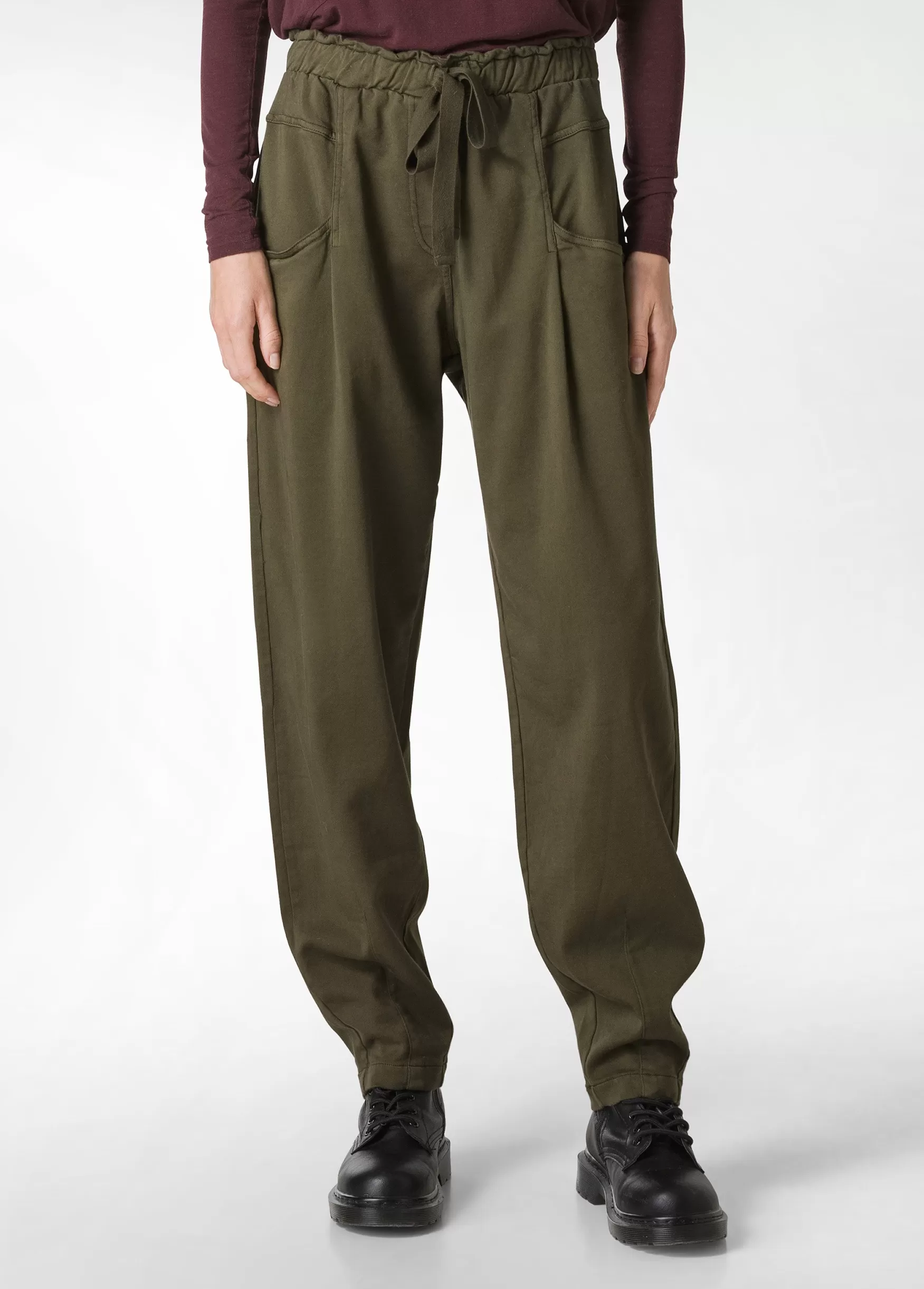 Flash Sale DEHA Gabardine Balloon Pants Green Olive Green