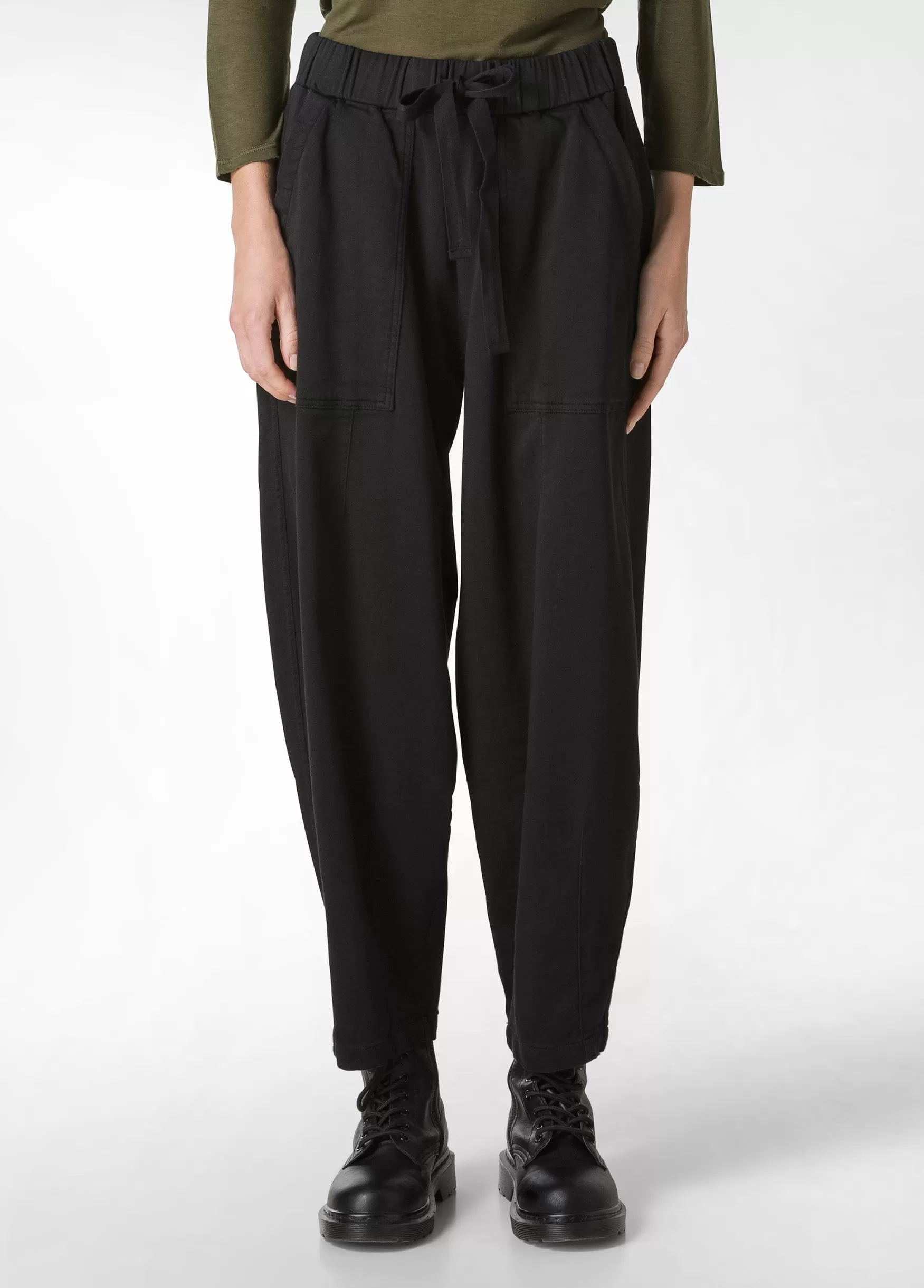 Online DEHA Gabardine Relaxed Pants Black