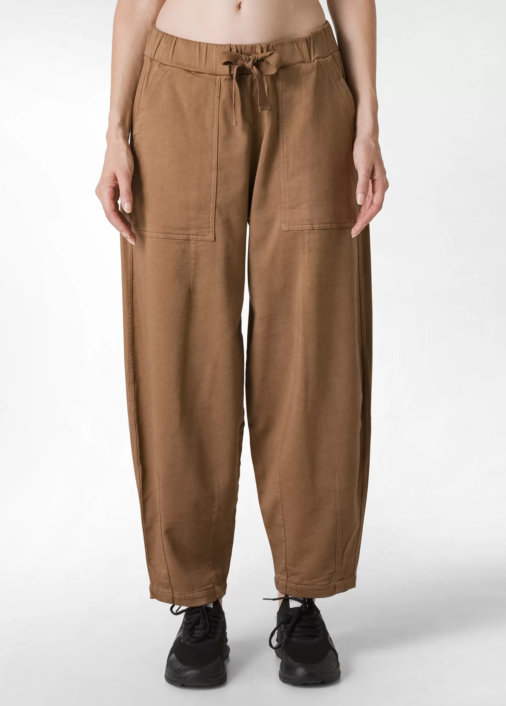 Sale DEHA Gabardine Relaxed Pants Brown Biscuit Brown