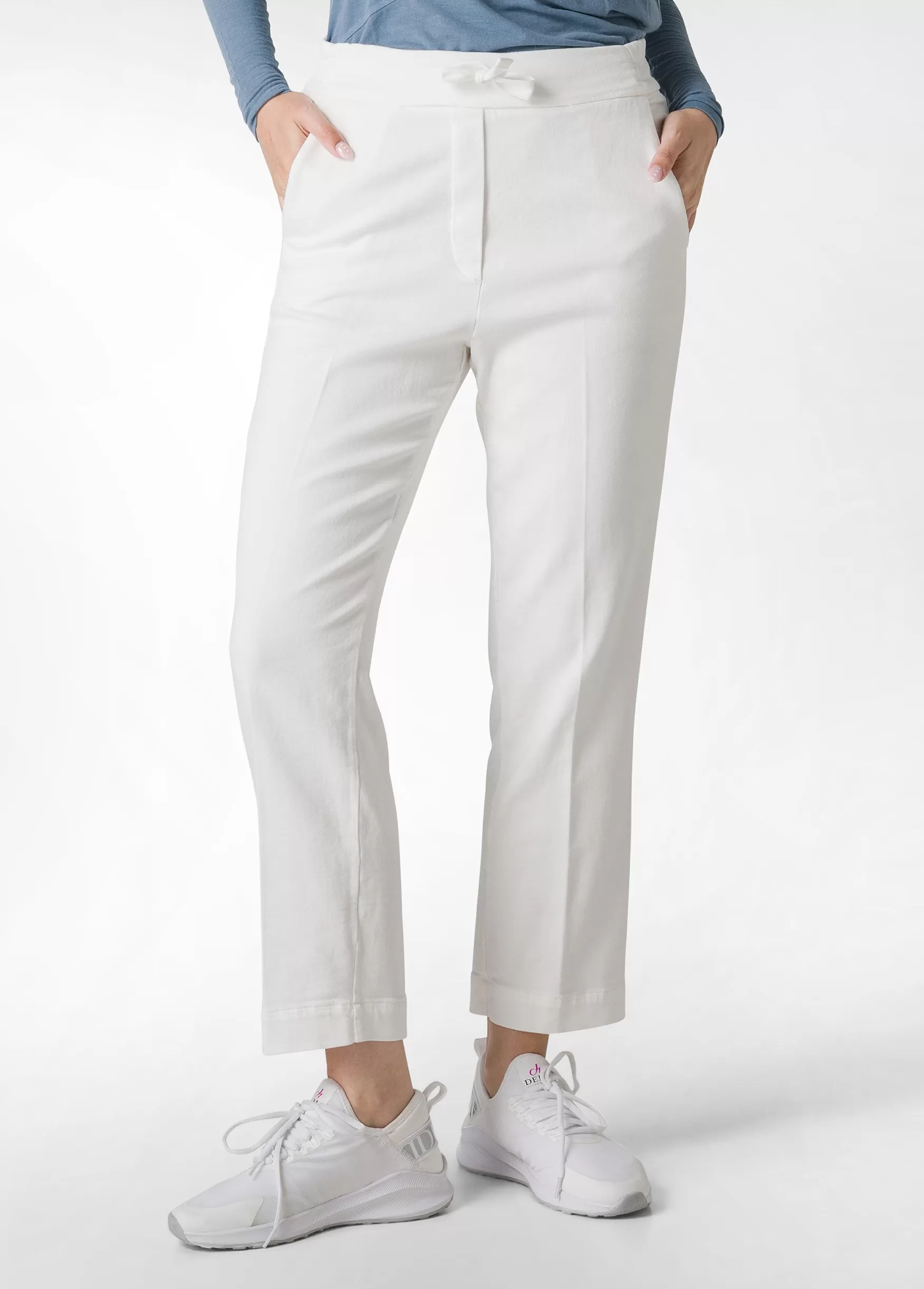 Discount DEHA Gabardine Straight Pants White Milk White