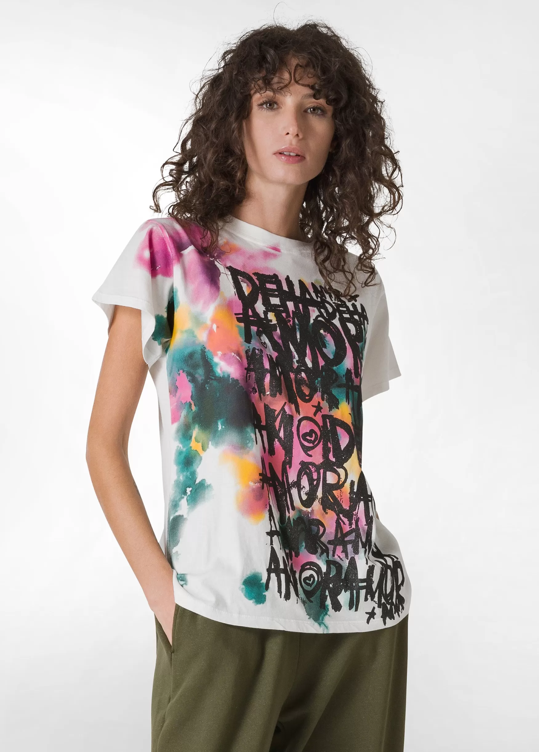 Sale DEHA Graphic T-Shirt White Milk White