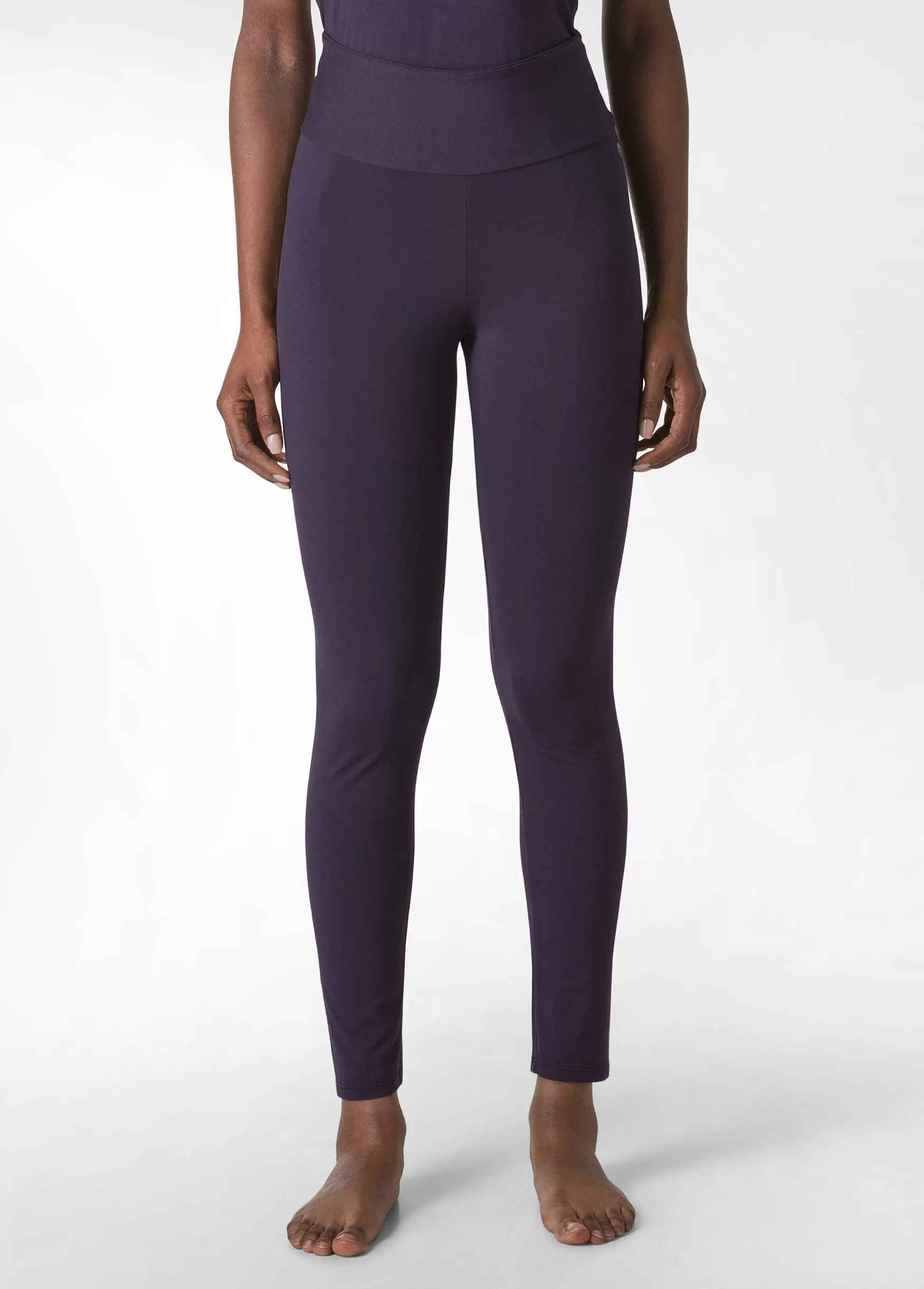 Flash Sale DEHA High Waist Leggings Purple Aubergine Violet
