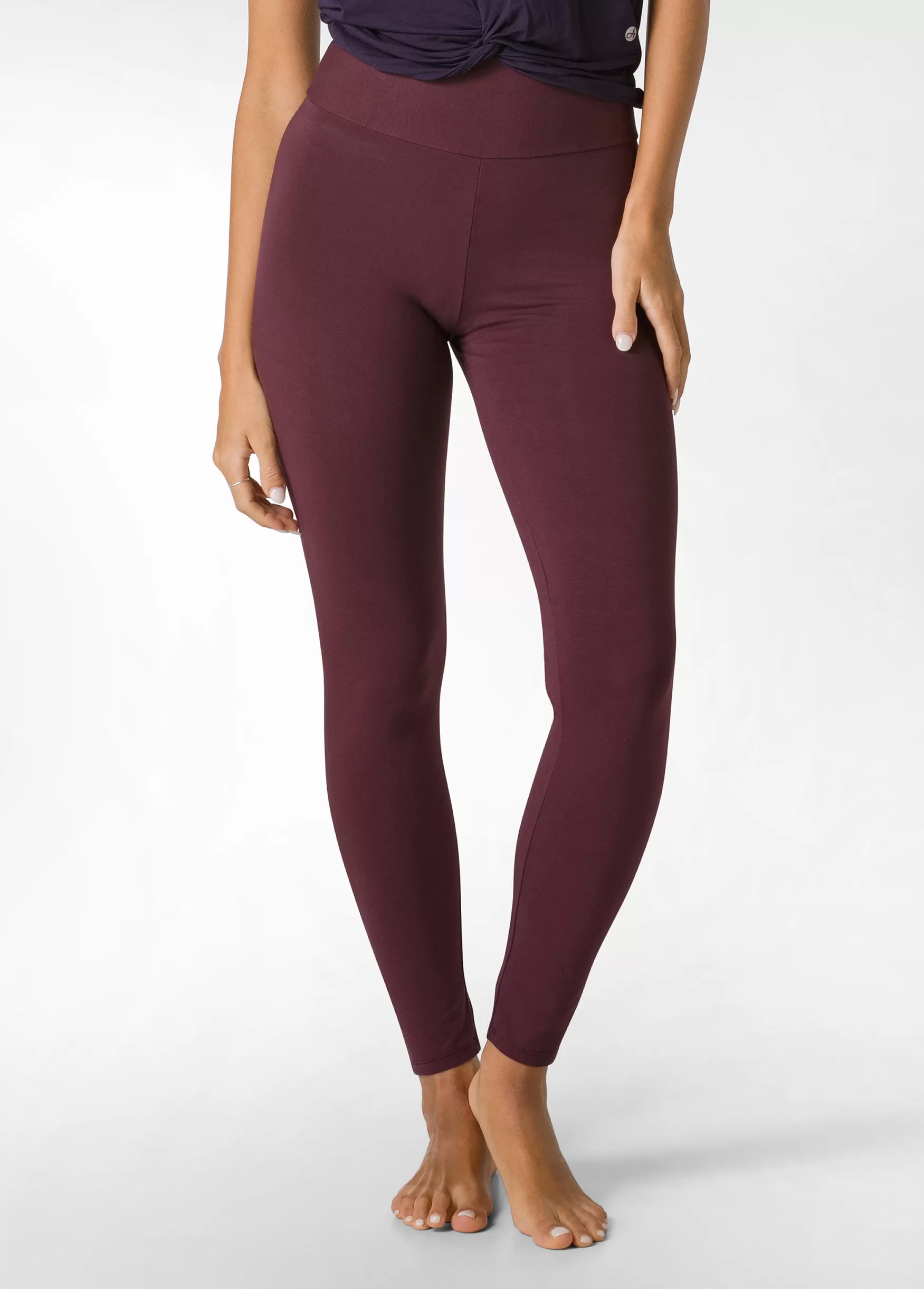 Online DEHA High Waist Leggings Red Tibetan Red