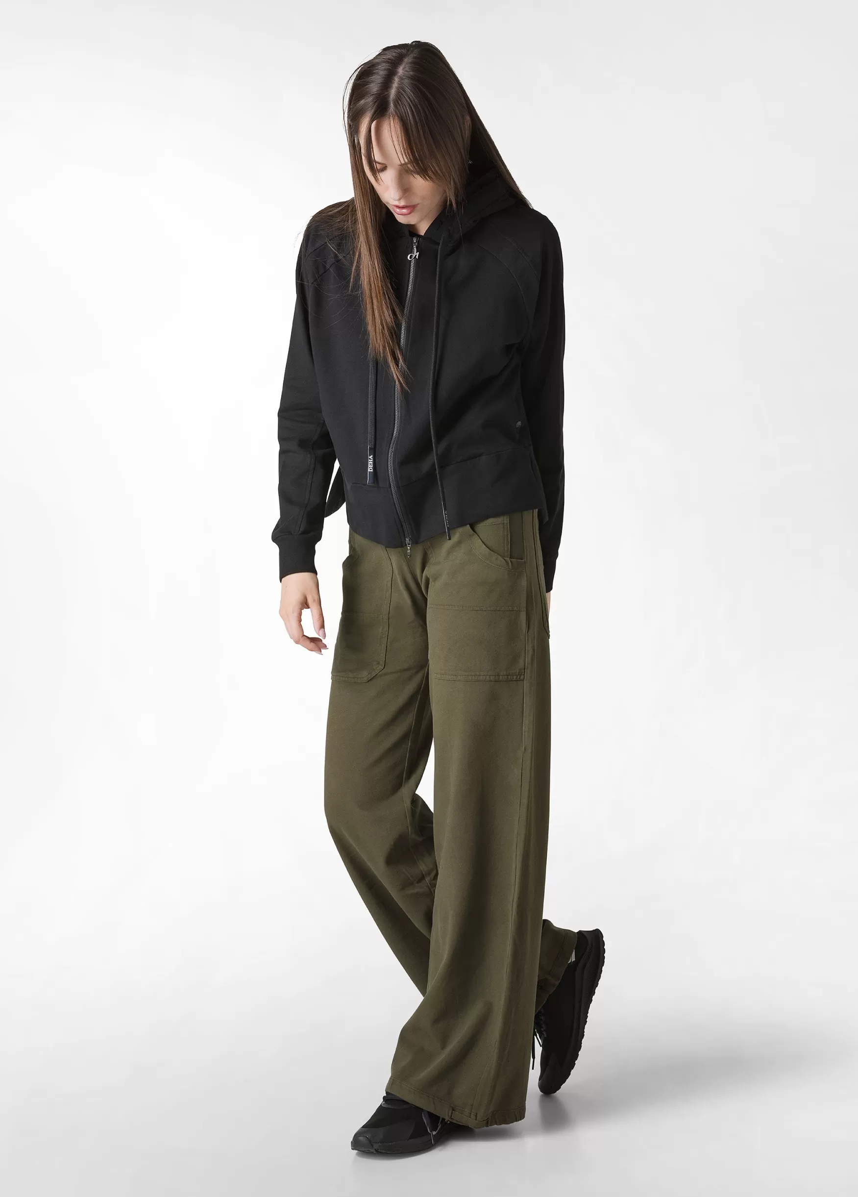 Hot DEHA Jersey Magnum Pants Green Olive Green