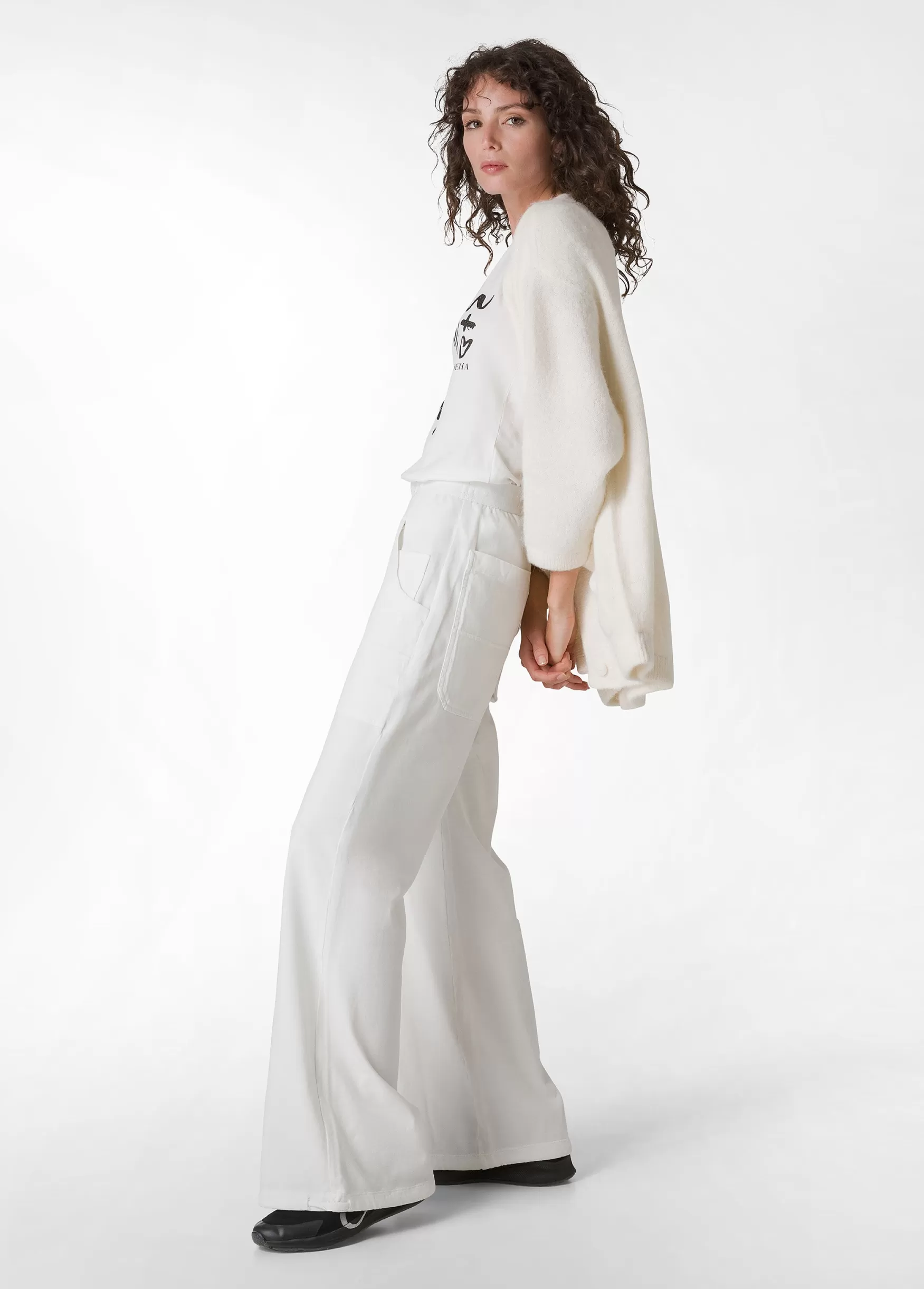 New DEHA Jersey Magnum Pants White Milk White