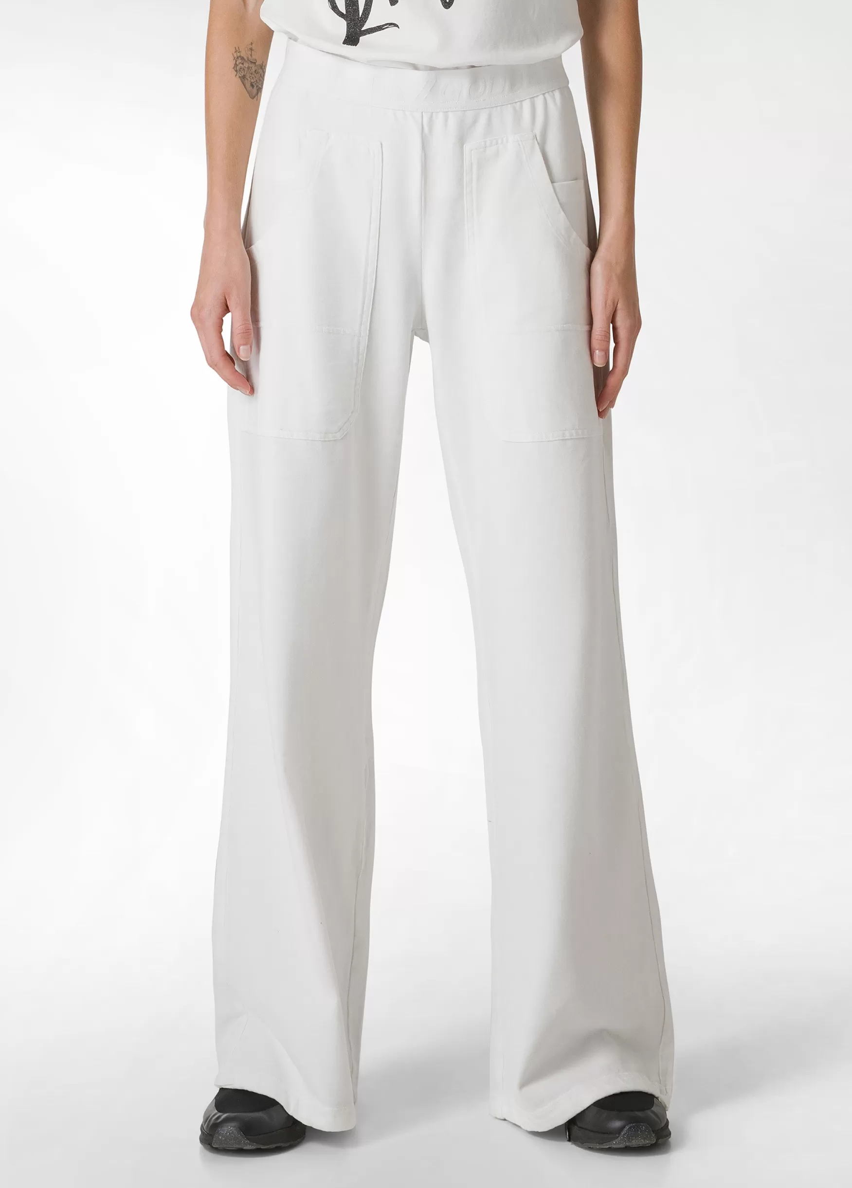 New DEHA Jersey Magnum Pants White Milk White