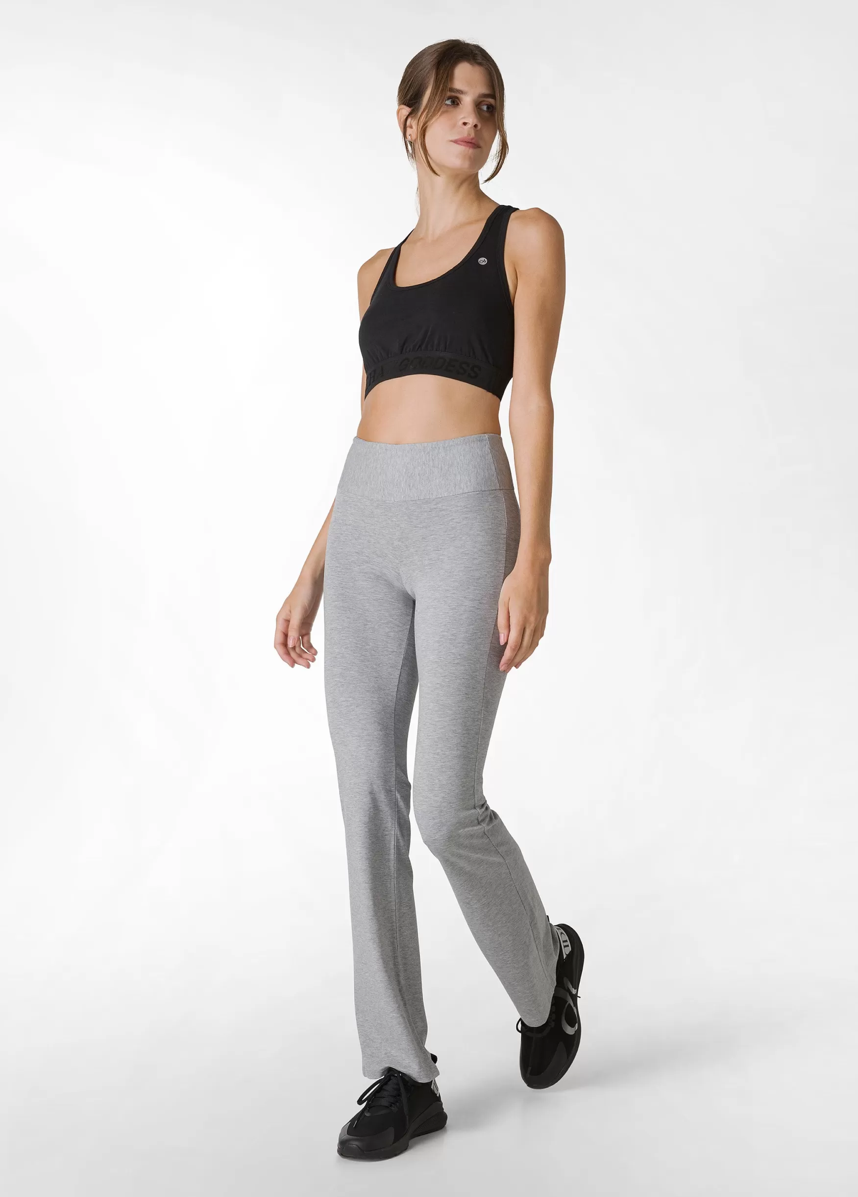 Store DEHA Jersey Stretch Jazz Pants Grey Grey Melange